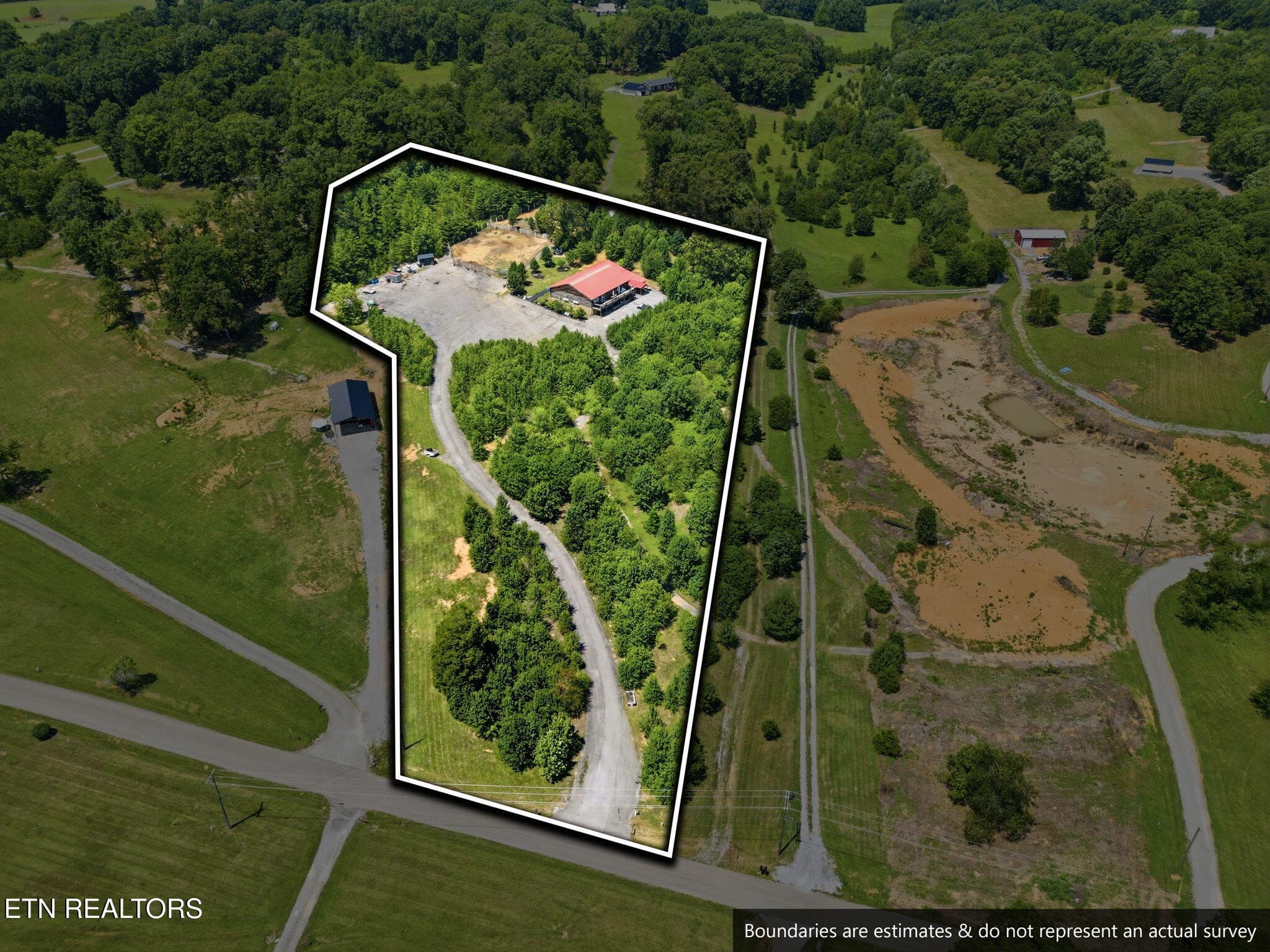 Aprox overlay - 802 Lee Shirley Rd, Maryville, TN 37801
