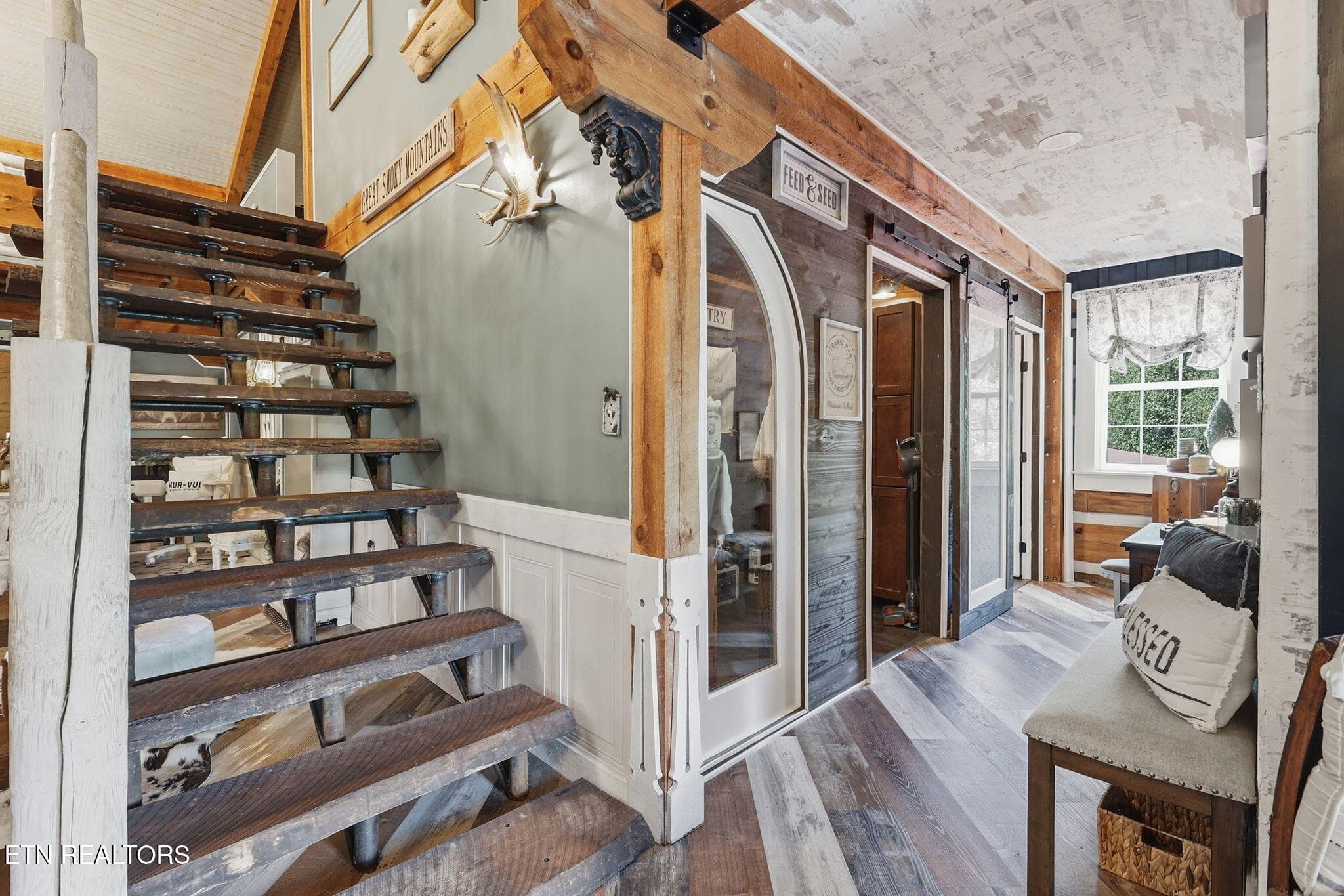 Stairs to upper level - 802 Lee Shirley Rd, Maryville, TN 37801