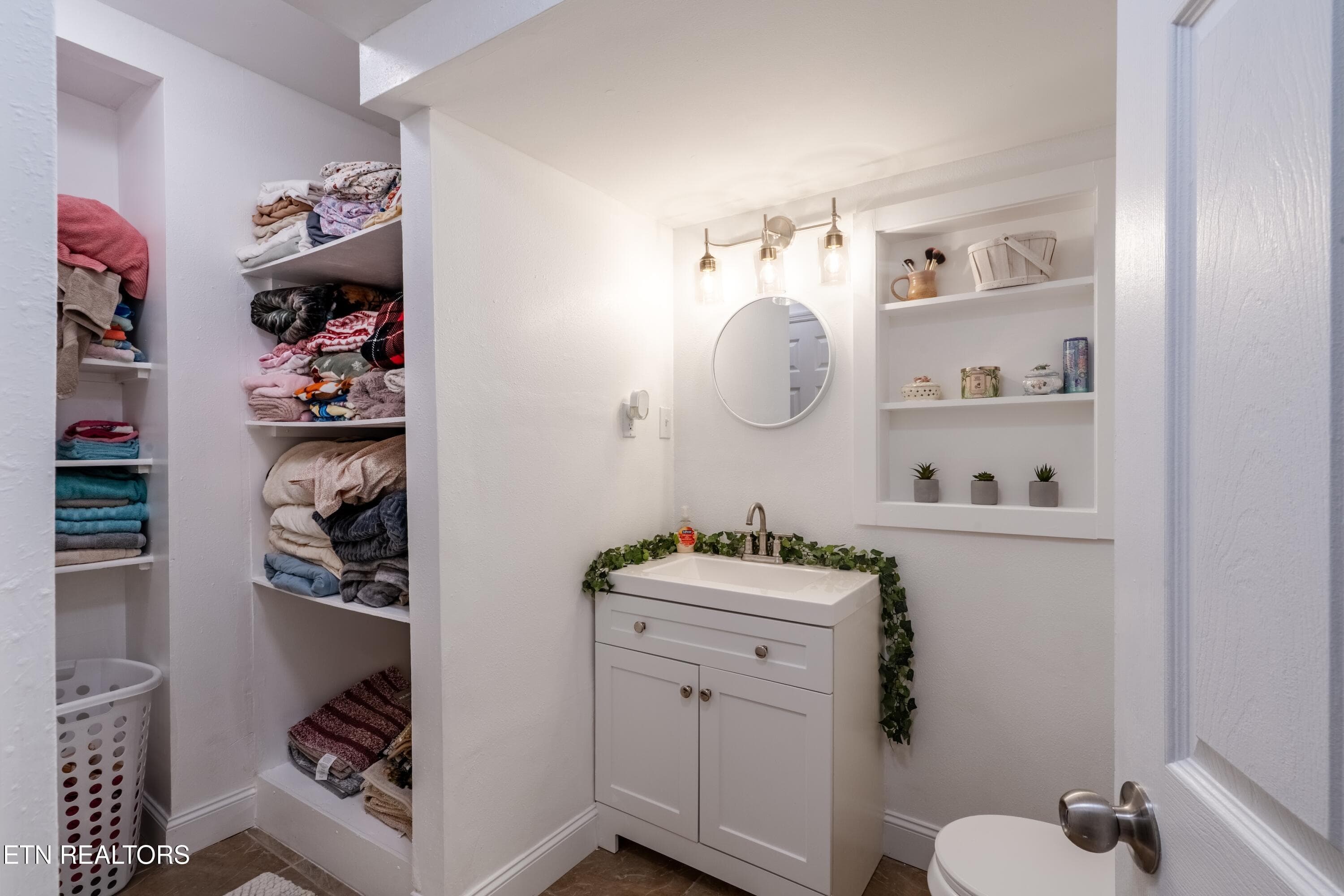 Basement Half Bathroom - 1225 Paradise Lane, Dandridge, TN 37725