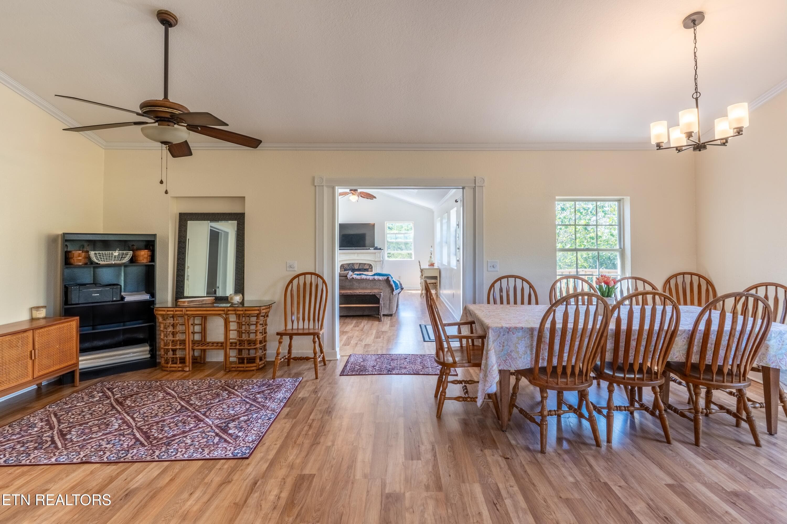 Dining Room from Kitchen - 1225 Paradise Lane, Dandridge, TN 37725