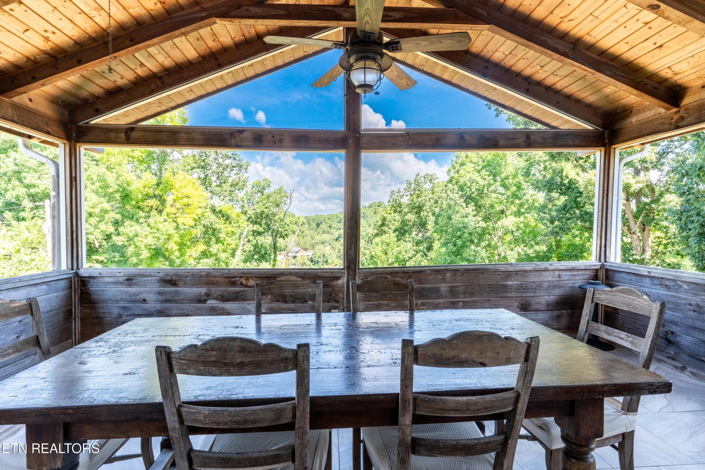 Large Covered Porch - 1225 Paradise Lane, Dandridge, TN 37725