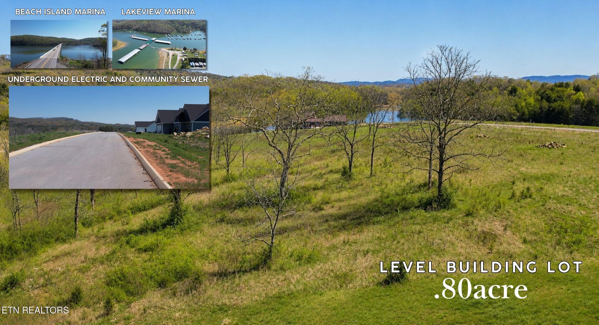 Level Building Lot - Lot 4 Waterfront Knoll Rd, Sharps Chapel, TN 37866, Sharps Chapel