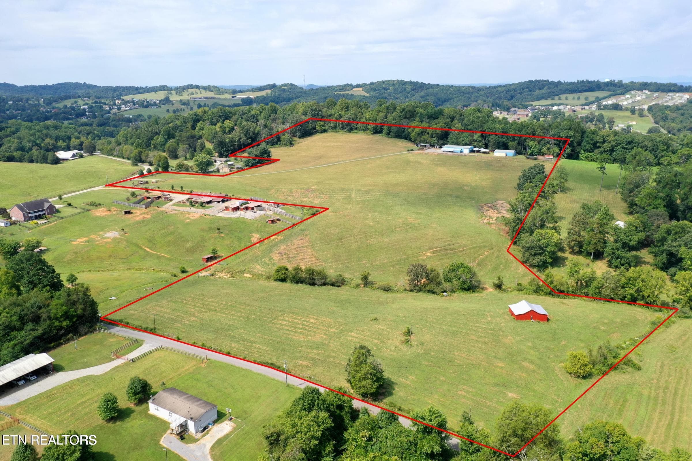 Approximate Property Lines - 2522 Grey Ridge Rd, Maryville, TN 37801