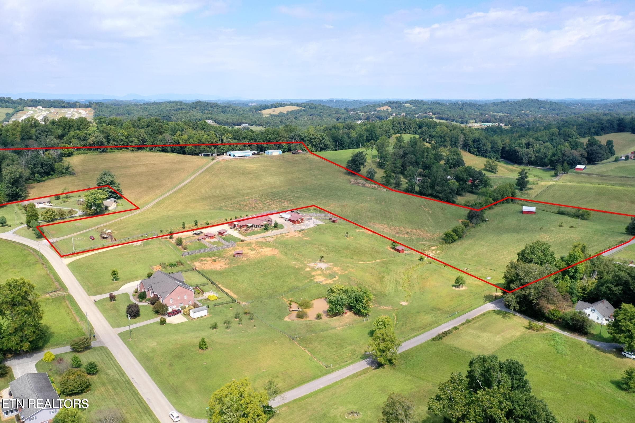 Approximate Property Lines - 2522 Grey Ridge Rd, Maryville, TN 37801