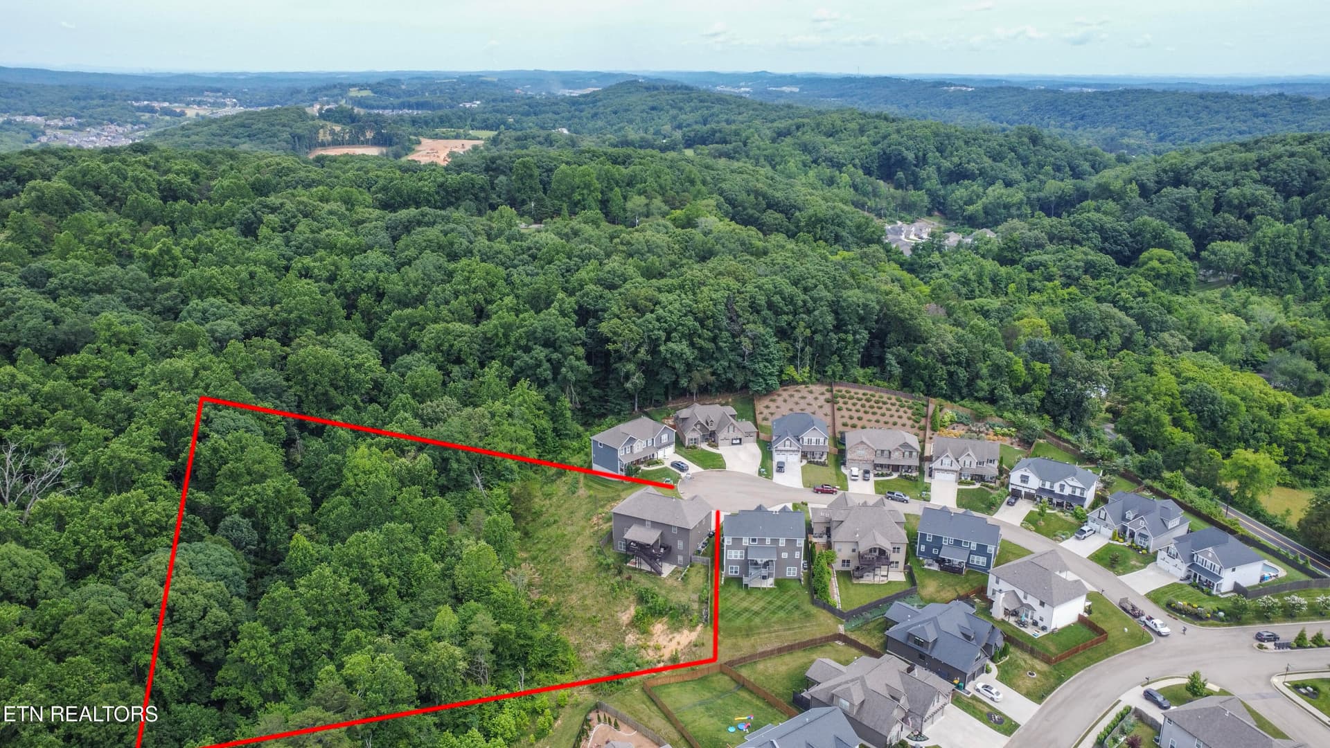 Drone shot 2 - 1905 Highlands Ridge Lane, Knoxville, TN 37932