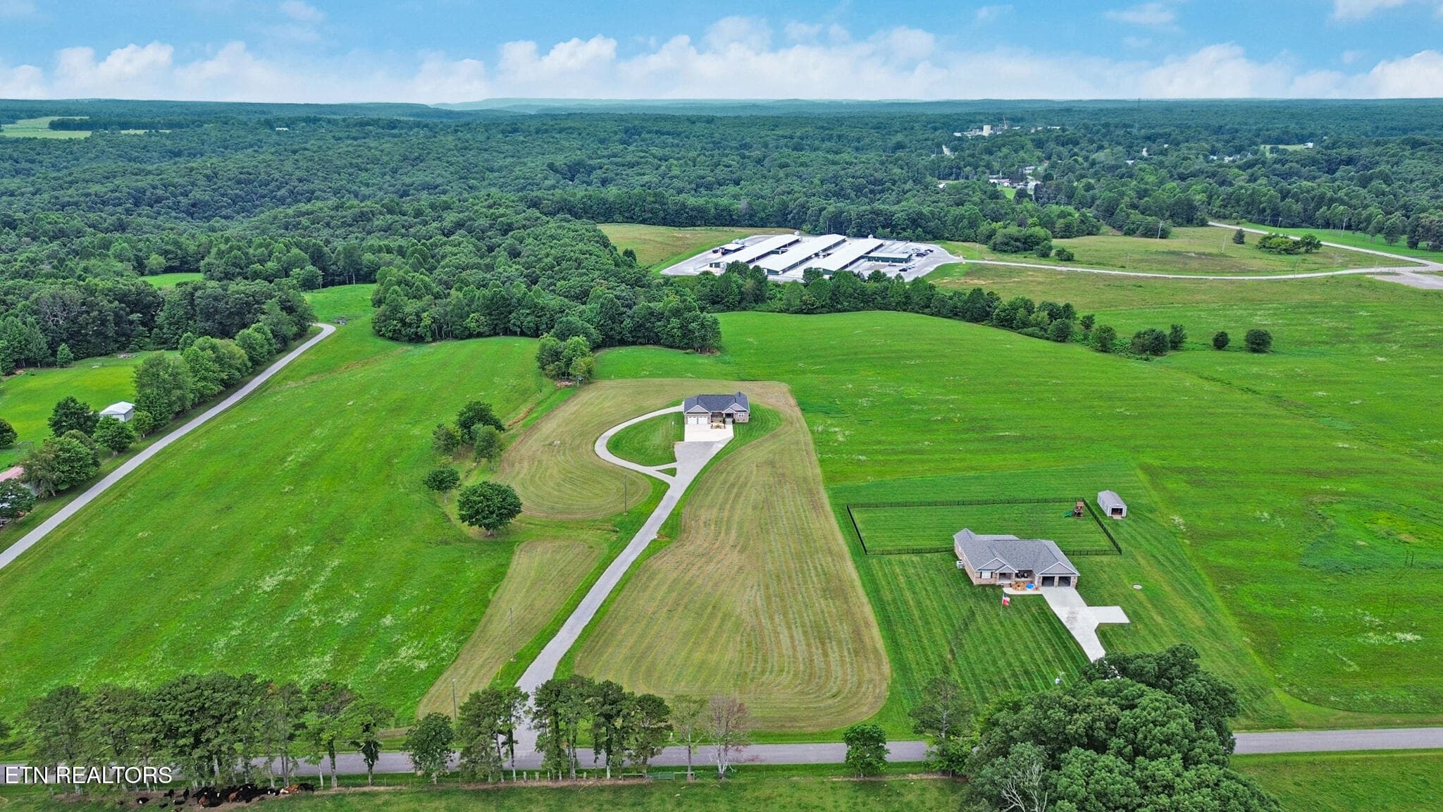 Aerial View - 322 Randolph Rd, Crossville, TN 38571