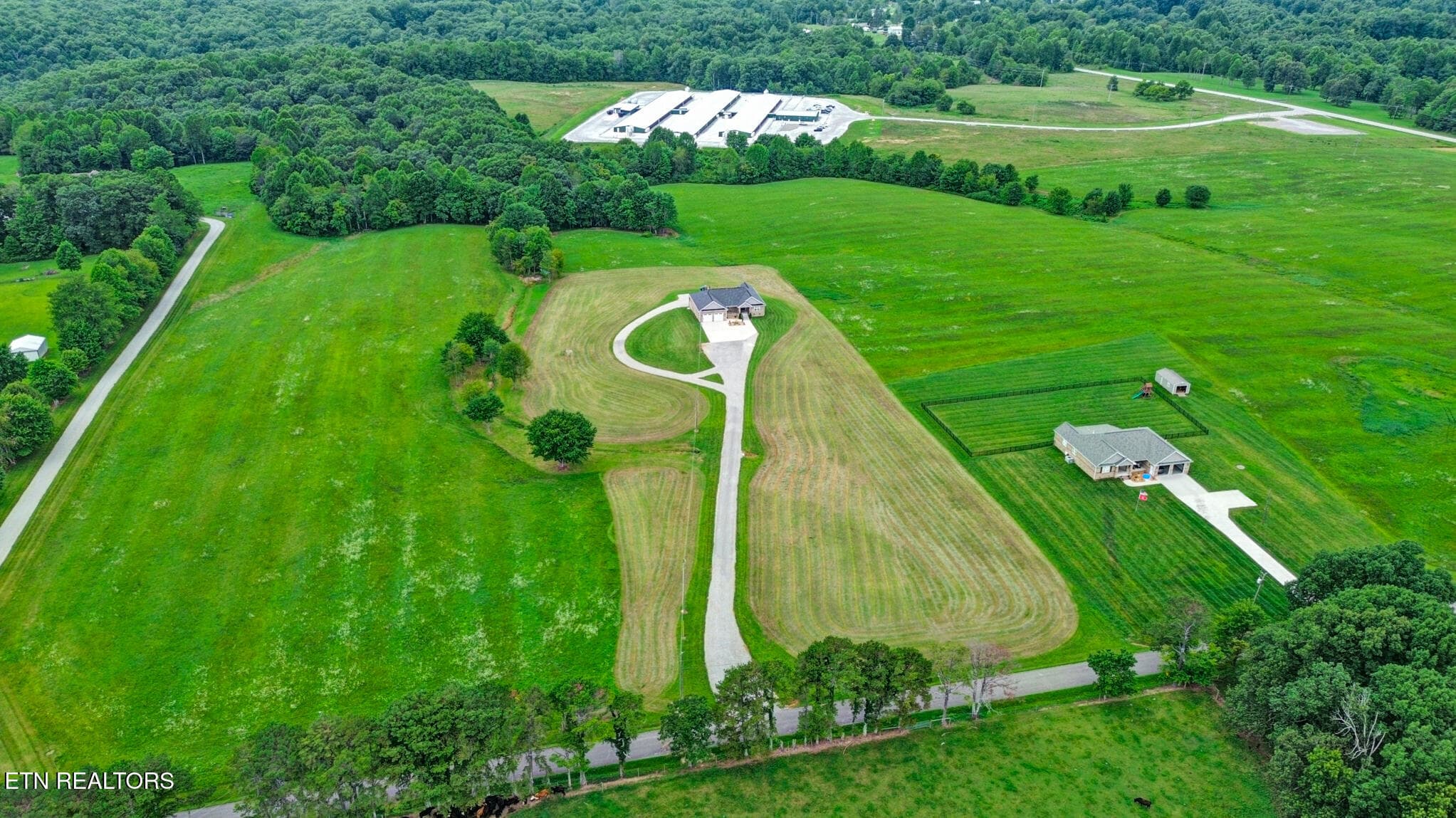 Aerial View - 322 Randolph Rd, Crossville, TN 38571