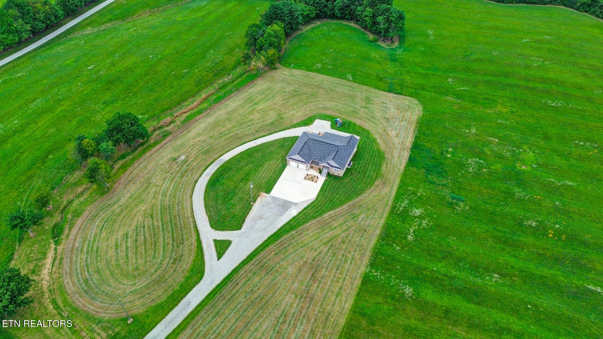 Aerial View - 322 Randolph Rd, Crossville, TN 38571