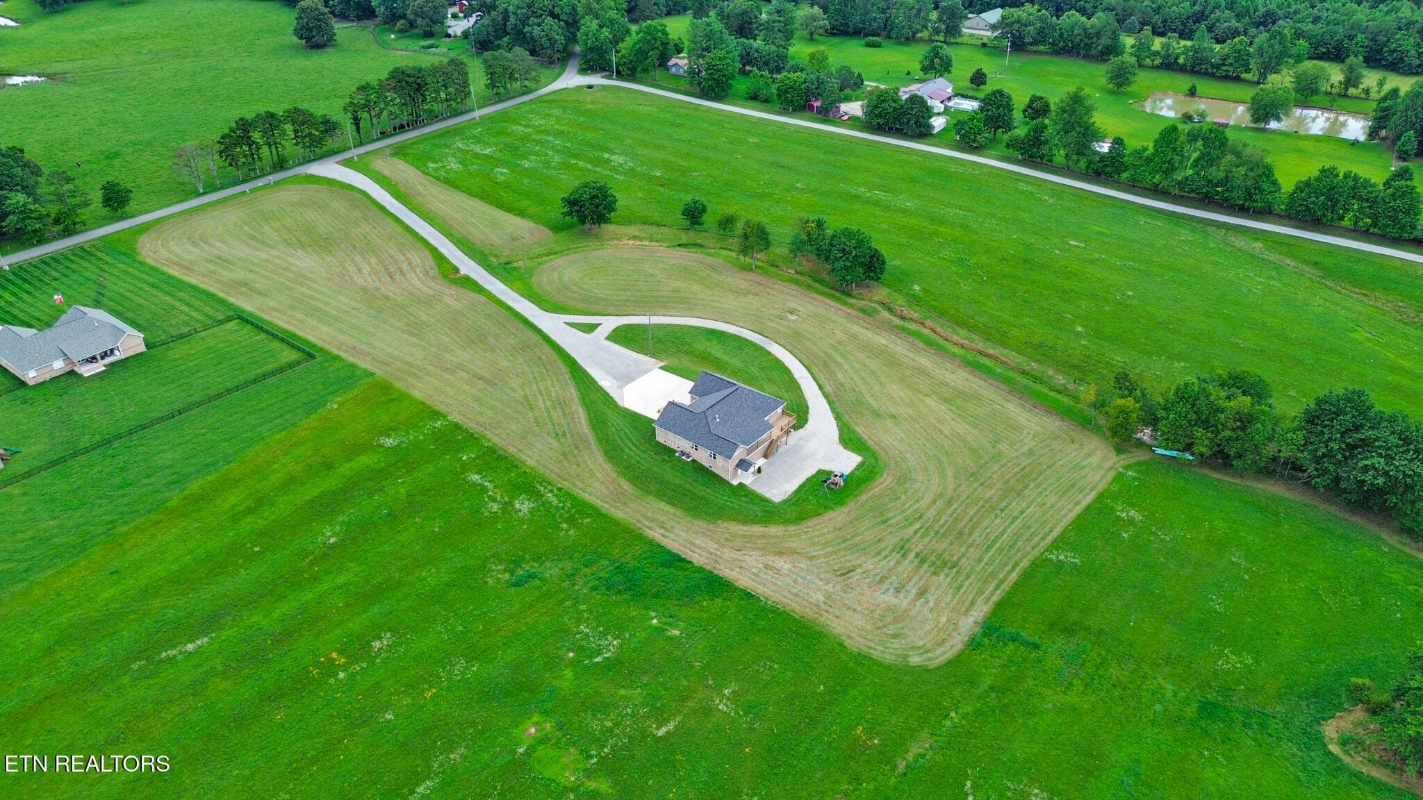 Aerial View - 322 Randolph Rd, Crossville, TN 38571