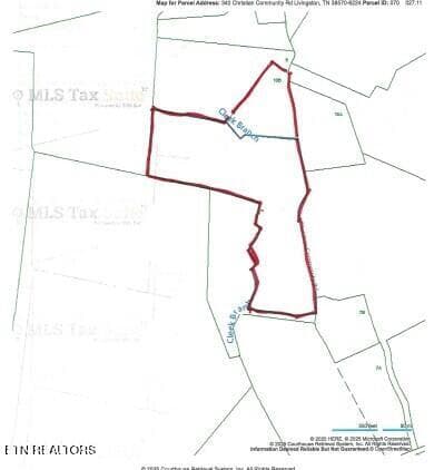 MAP - 340 Christian Community Rd, Livingston, TN 38570