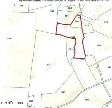 TAX MAP #1 - 340 Christian Community Rd, Livingston, TN 38570