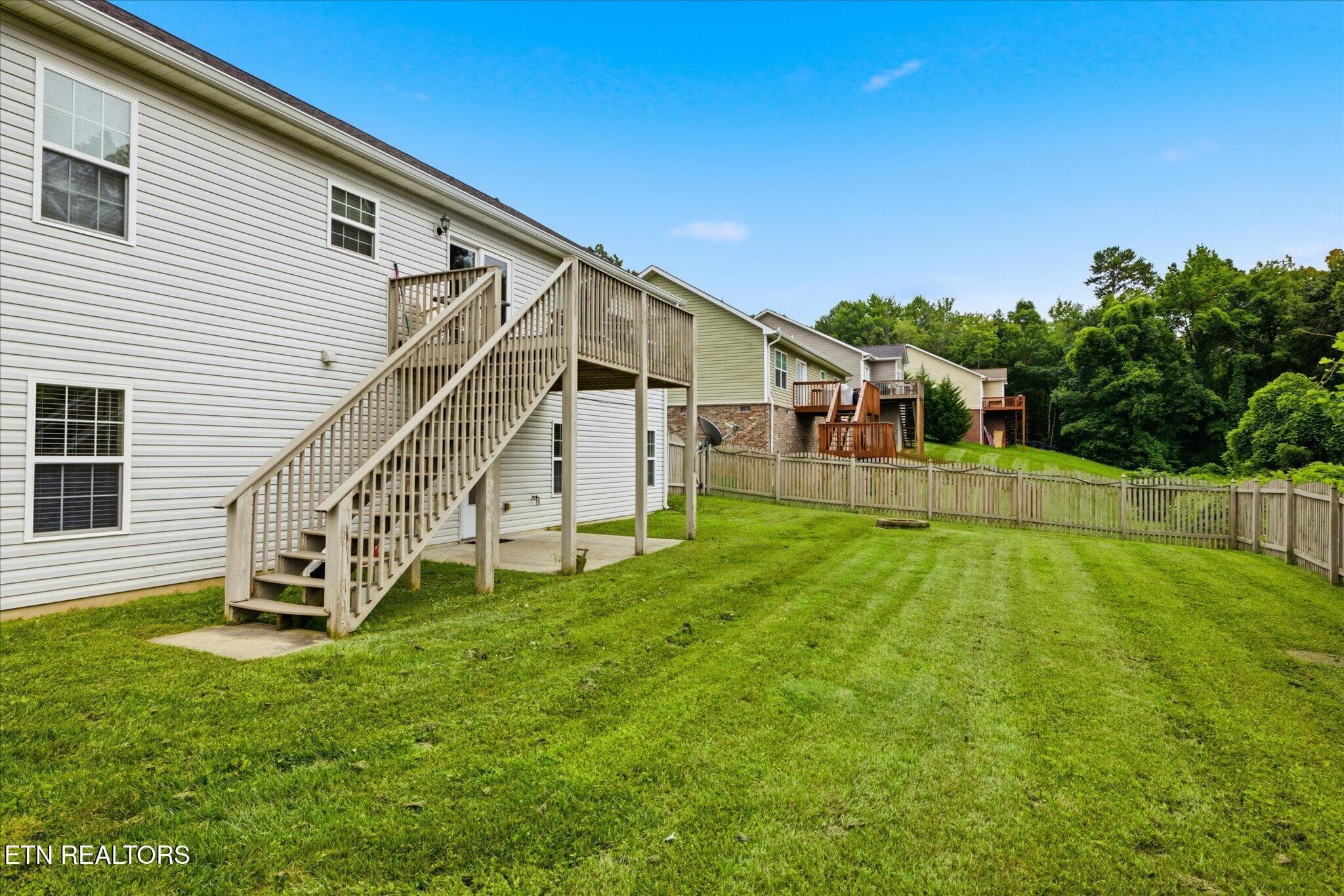 Fenced backyard - 2718 Chukar Rd, Knoxville, TN 37923