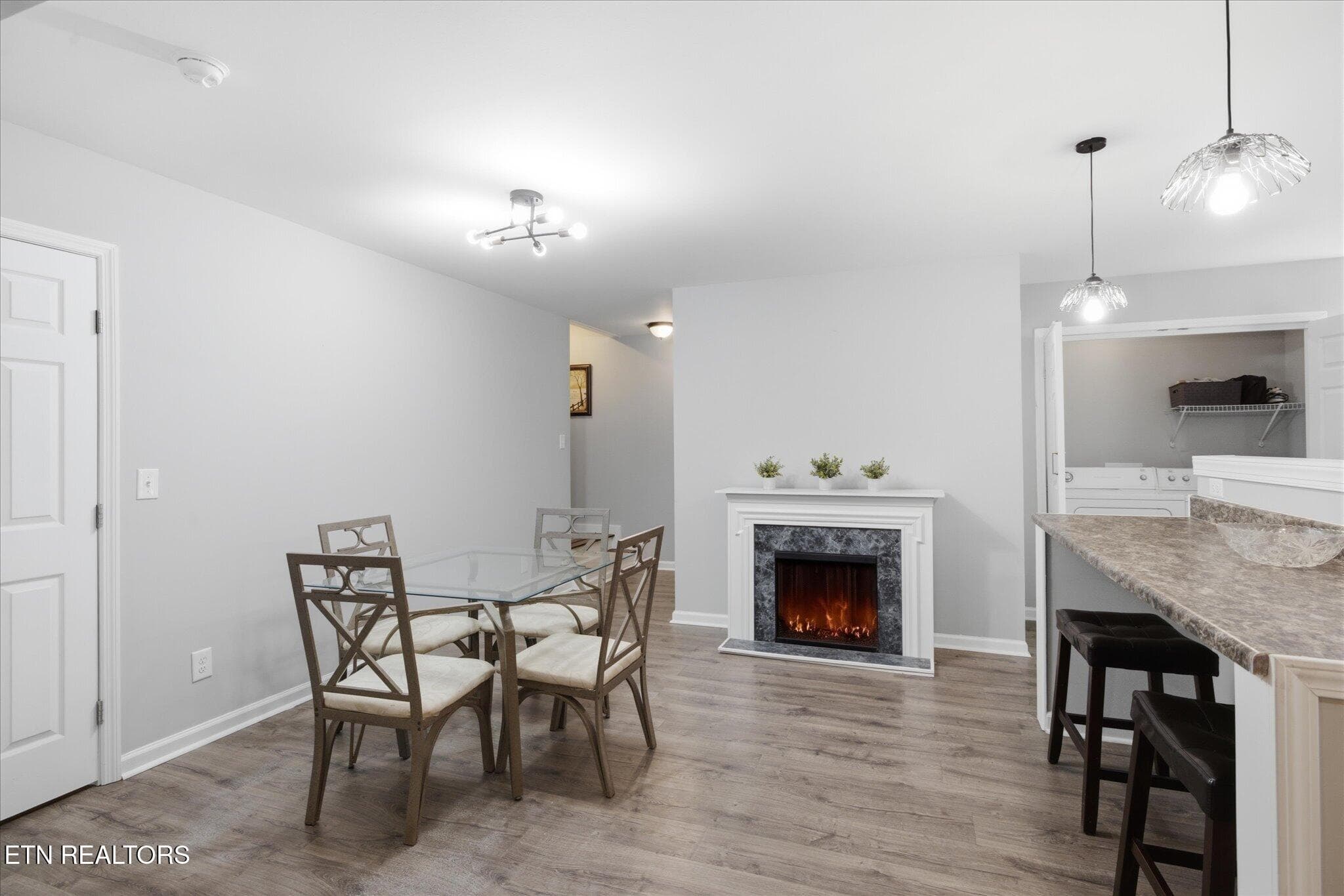Lower level kitchen and dining area - 2718 Chukar Rd, Knoxville, TN 37923