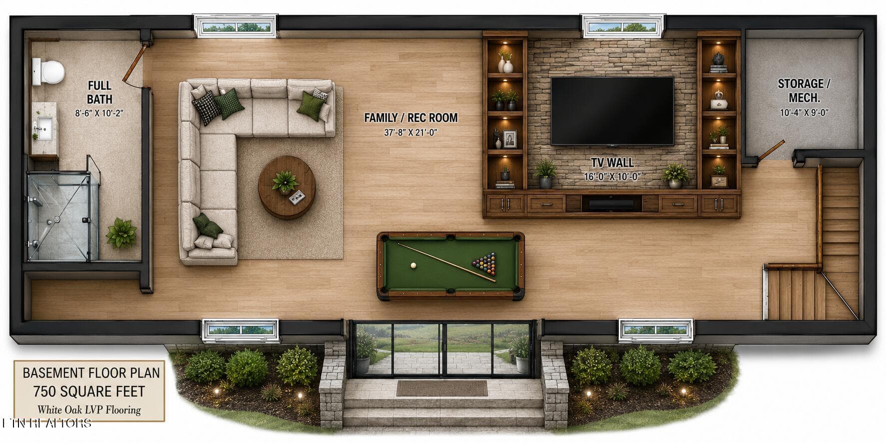 324 SLD Basement Rendering 72426 - 324 Shadows Lawn Drive, Athens, TN 37303