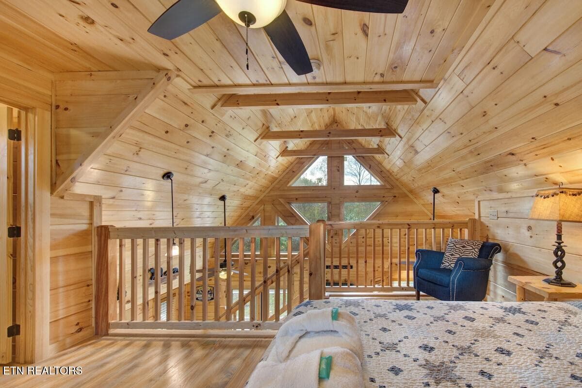 Loft sleeping area - 820 Crest View Drive, Gatlinburg, TN 37738, Gatlinburg