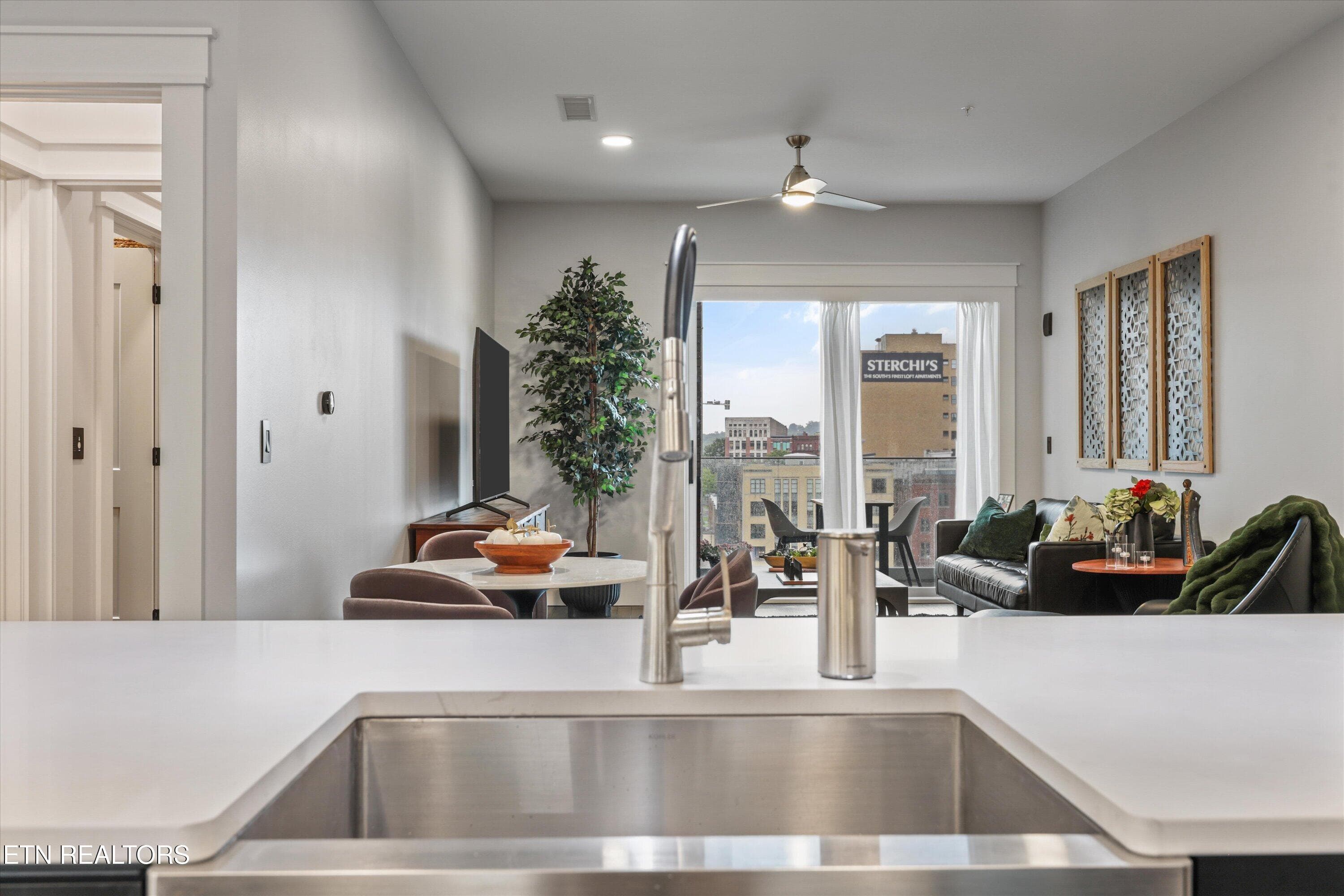Kitchen View of Downtown - 333 W Depot Ave 602, Knoxville, TN 37917, Knoxville