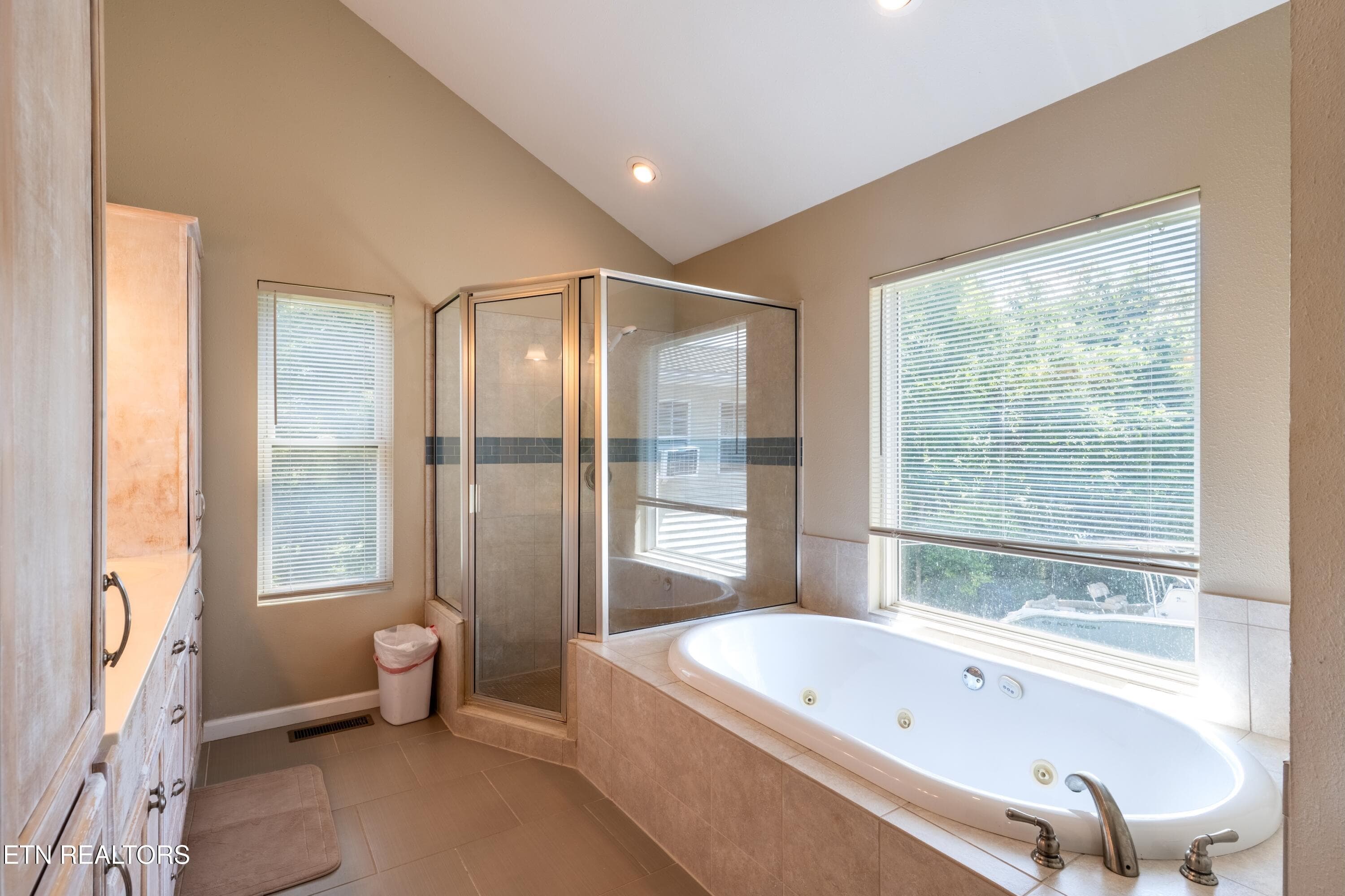 Owner's En Suite Bathroom Upstairs - 1225 Paradise Lane, Dandridge, TN 37725