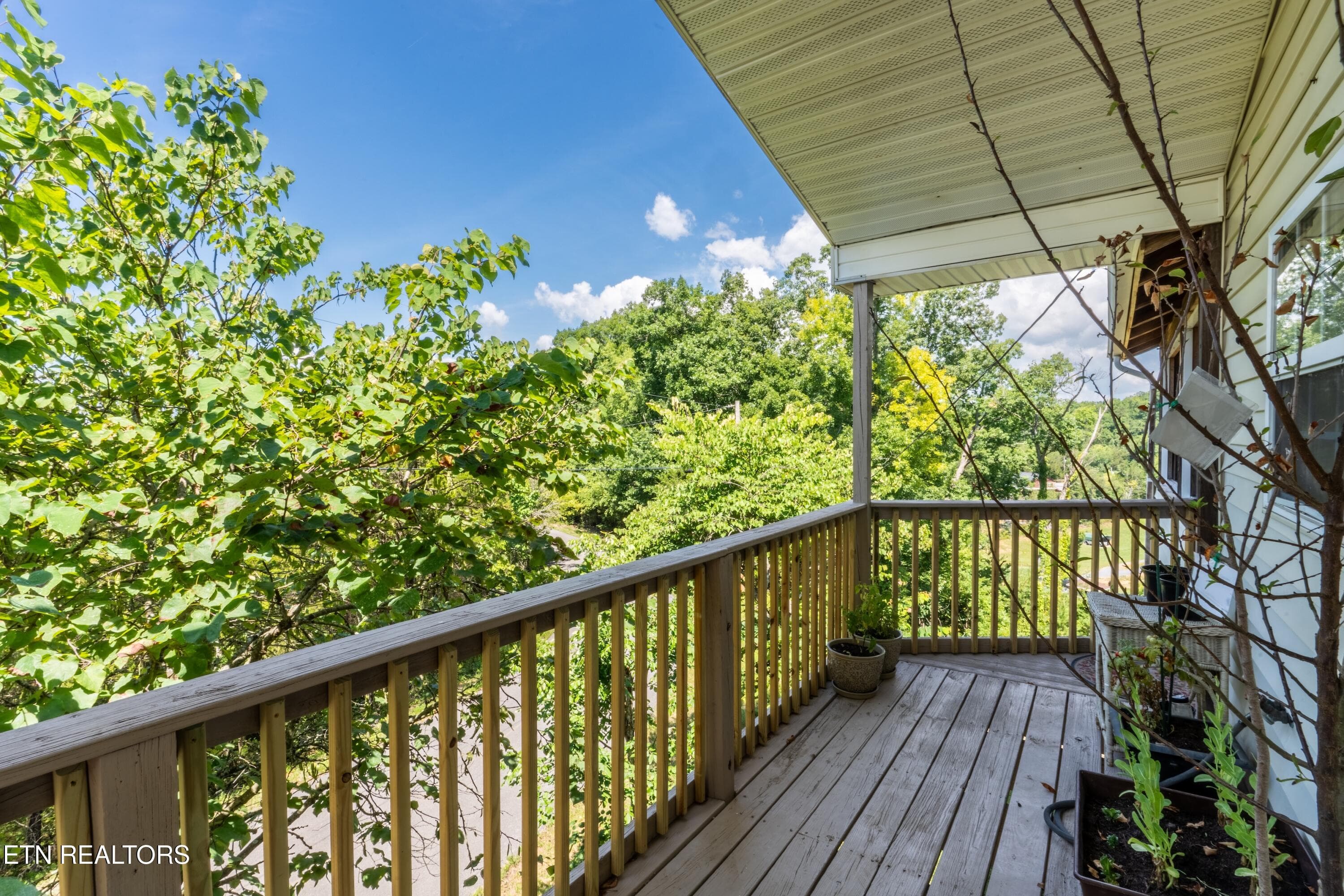 Upstairs Deck - 1225 Paradise Lane, Dandridge, TN 37725