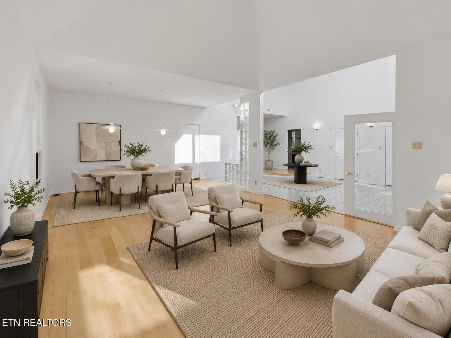 Living/Dining Room - 152 Whippoorwill Drive, Oak Ridge, TN 37830