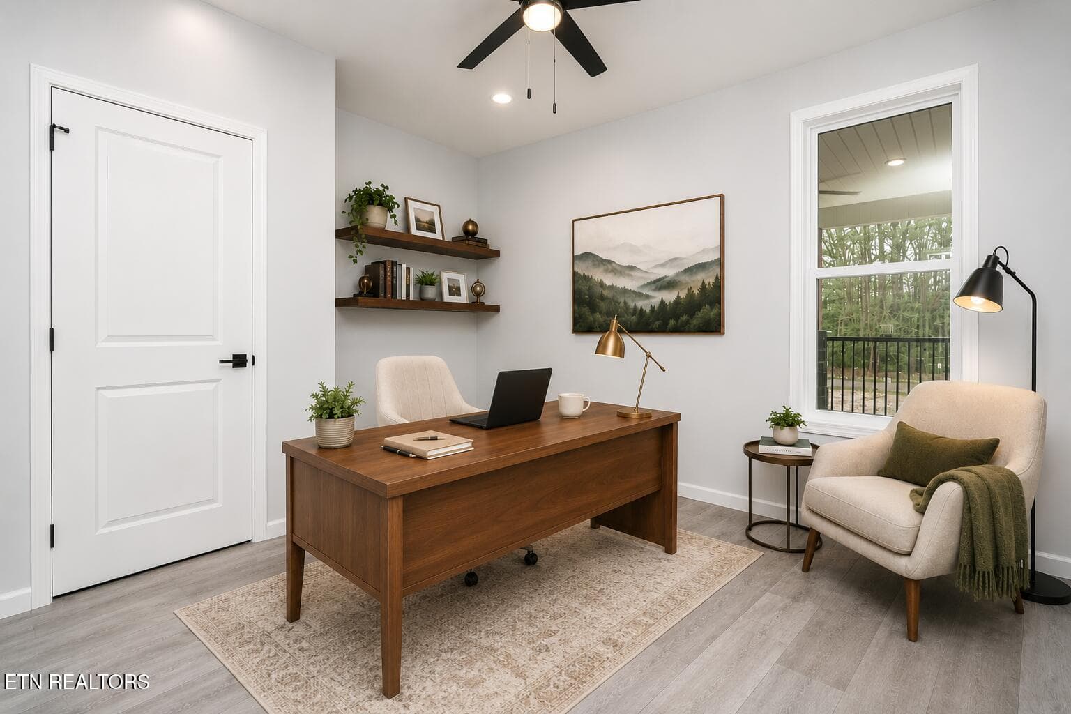 Virtually Staged Bedroom 2 (4) - 1050 Rachel Drive, White Pine, TN 37890, White Pine