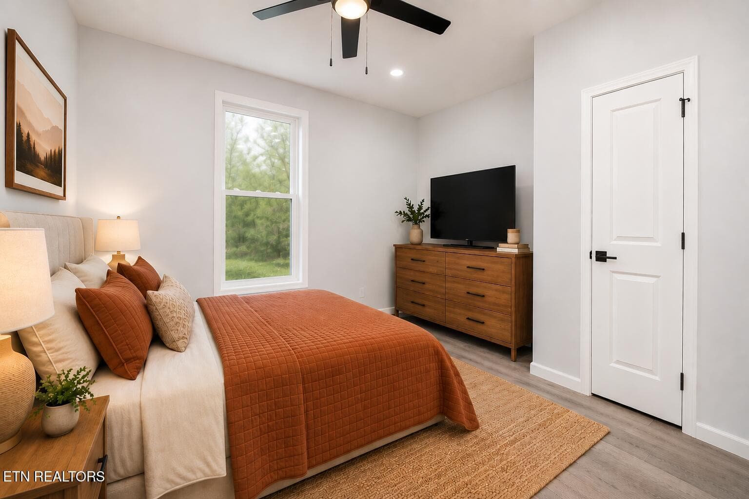 Virtually Staged Bedroom 3 - 1050 Rachel Drive, White Pine, TN 37890, White Pine
