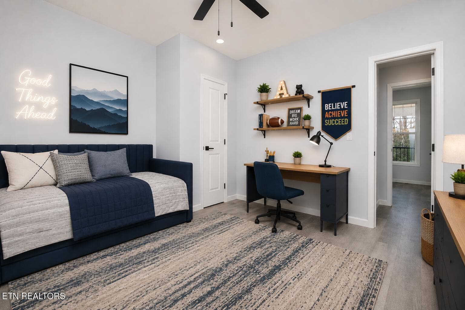 Virtually Staged Bedroom 3 (2) - 1050 Rachel Drive, White Pine, TN 37890, White Pine