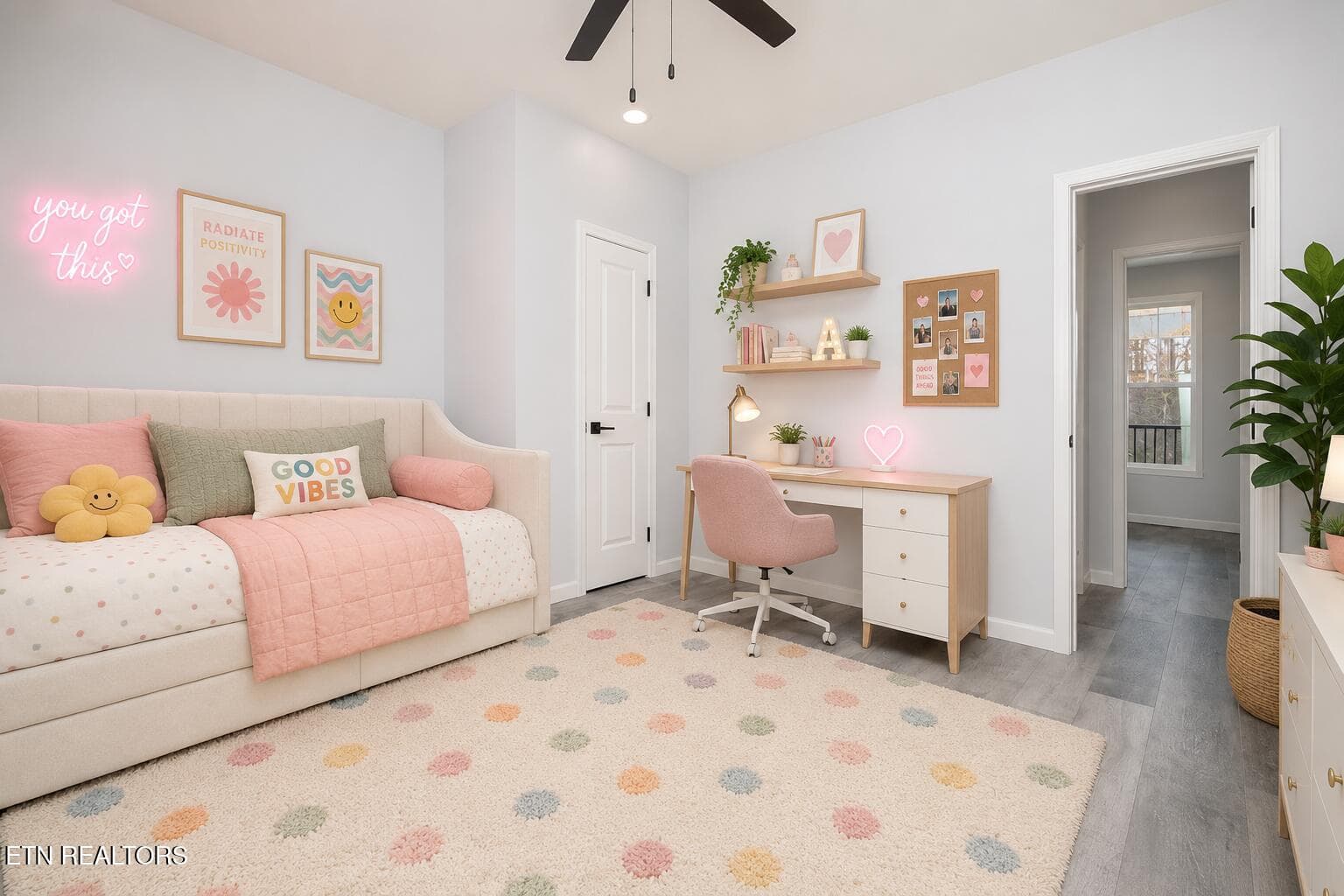 Virtually Staged Bedroom 3 (3) - 1050 Rachel Drive, White Pine, TN 37890, White Pine