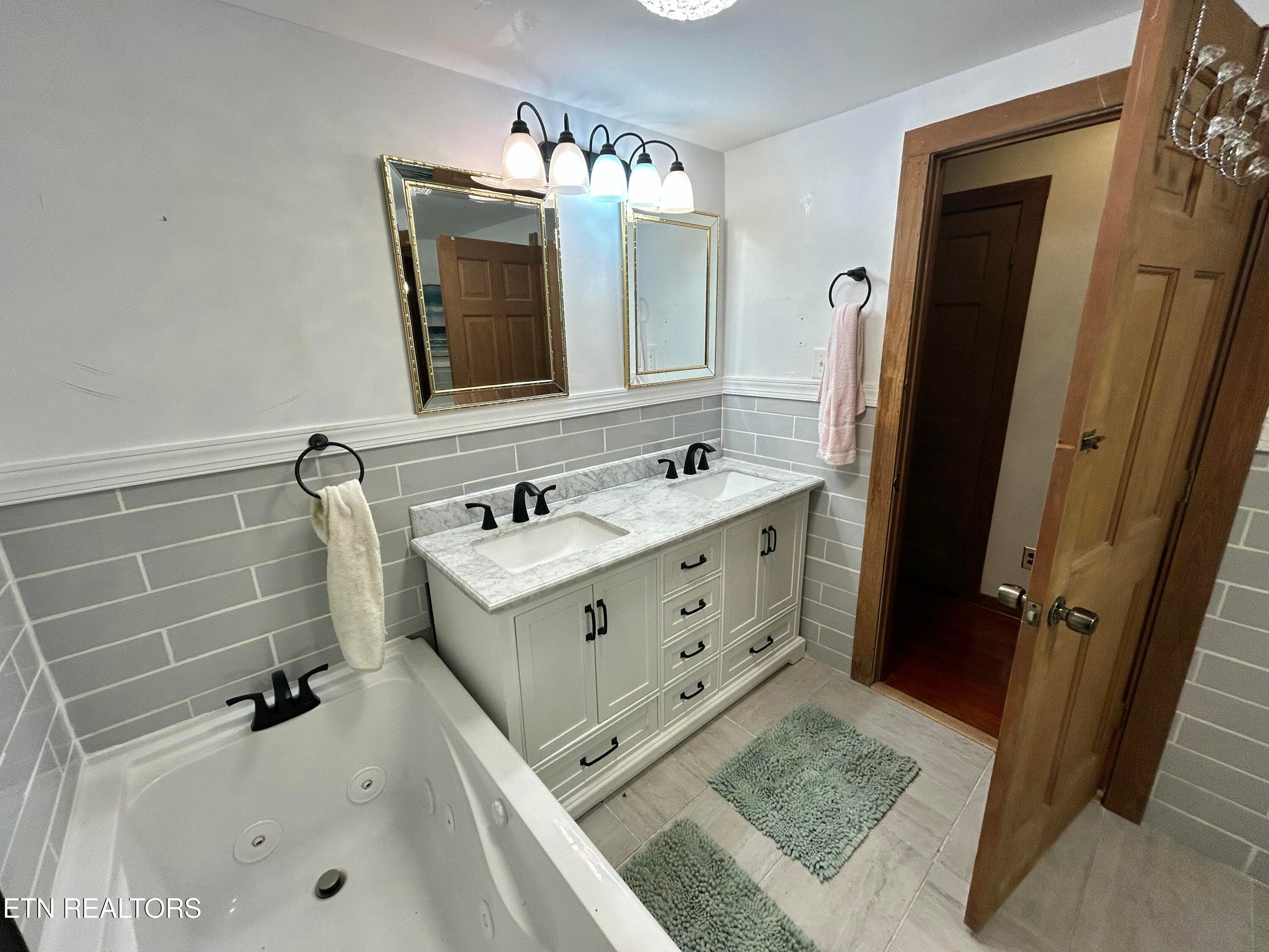 Downstairs bath - 466 Greene Lane, LaFollette, TN 37766