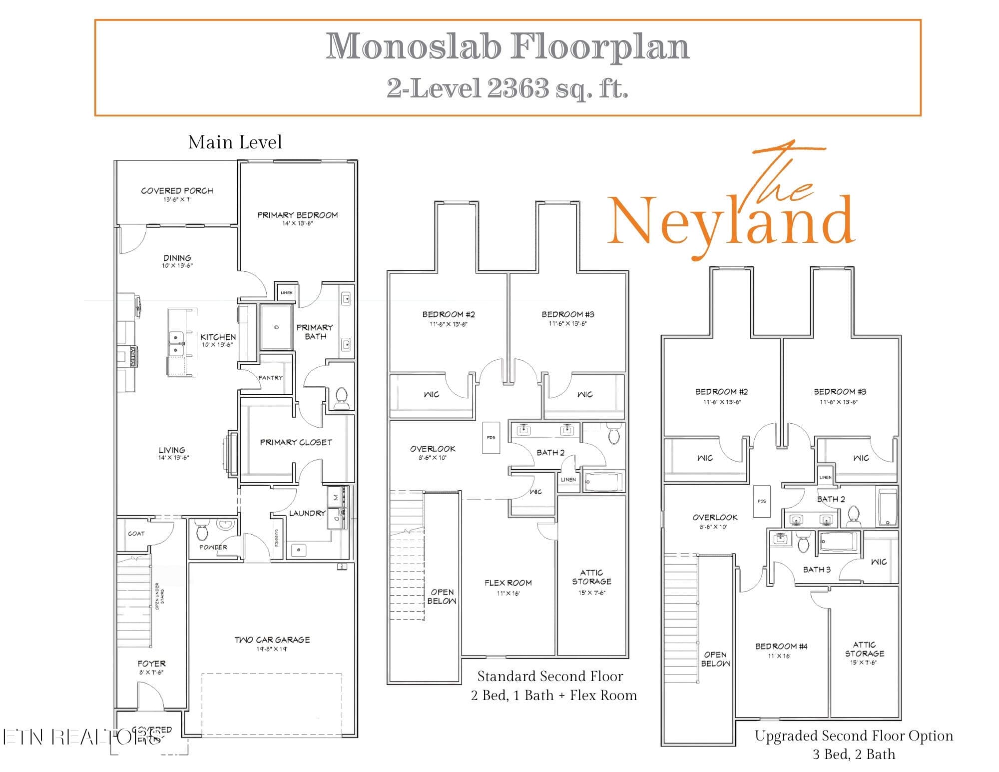 Neyland Monoslab Floorplan Image - 1824 Poplar Spgs Place, Maryville, TN 37803, Maryville