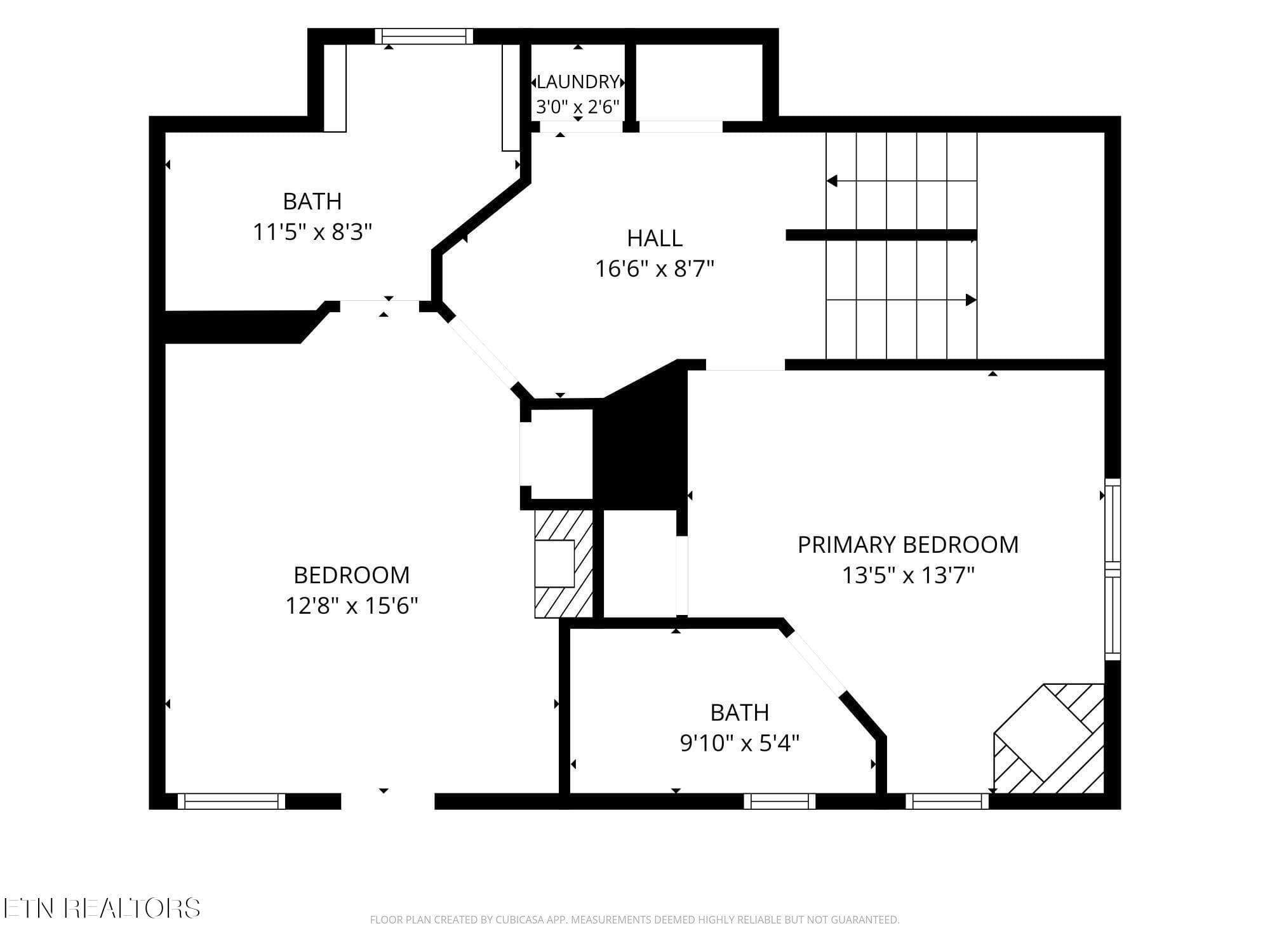 1110 Ski Mtn Rd Floorplan 2nd level - 1110 Ski Mtn Rd, Gatlinburg, TN 37738, Gatlinburg