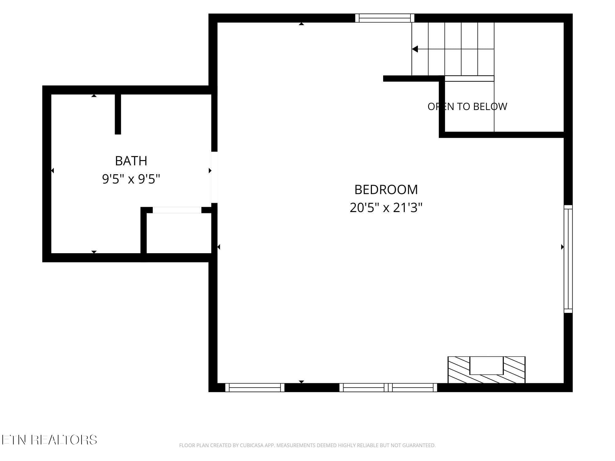 1110 Ski Mtn Rd Floorplan 3rd Level - 1110 Ski Mtn Rd, Gatlinburg, TN 37738, Gatlinburg