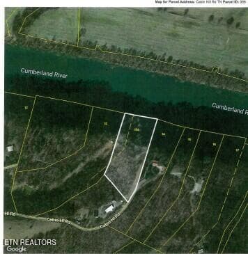 AERIAL MAP - 5.52ac Cabin Hill Rd, Celina, TN 38551