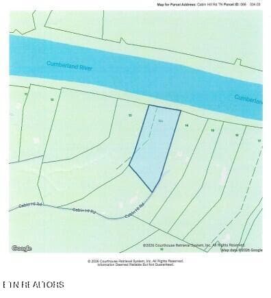 TAX MAP - 5.52ac Cabin Hill Rd, Celina, TN 38551