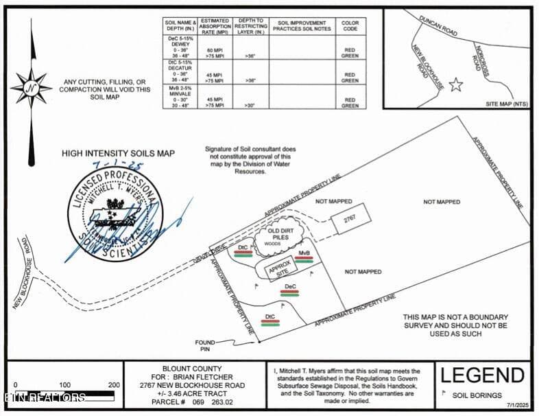 2767 NEW BLOCKHOUSE RD SOIL MAP - 2767 New Blockhouse Rd, Maryville, TN 37803