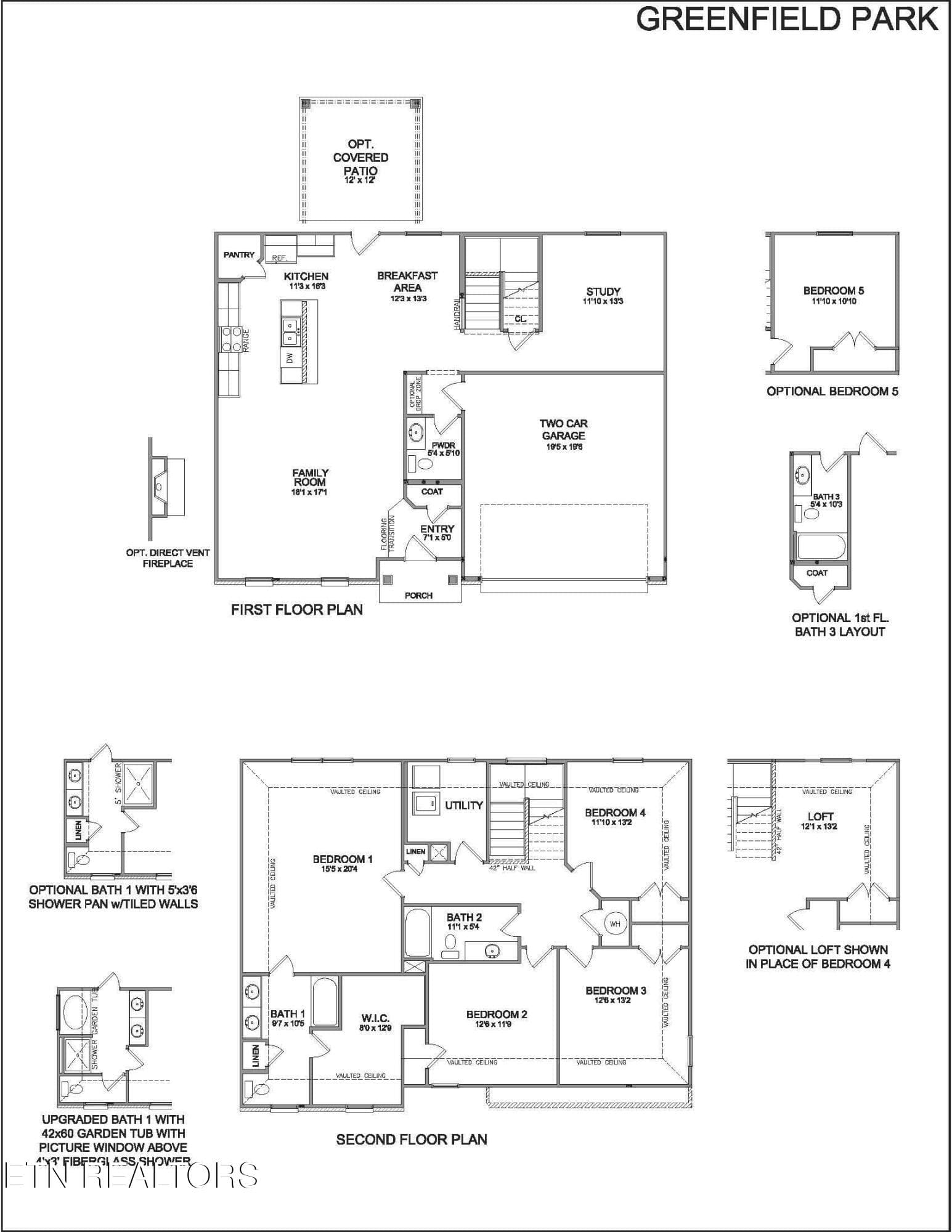 Greenfield Park Floorplan - 2297 W Gallaher Ferry Rd, Knoxville, TN 37932, Knoxville