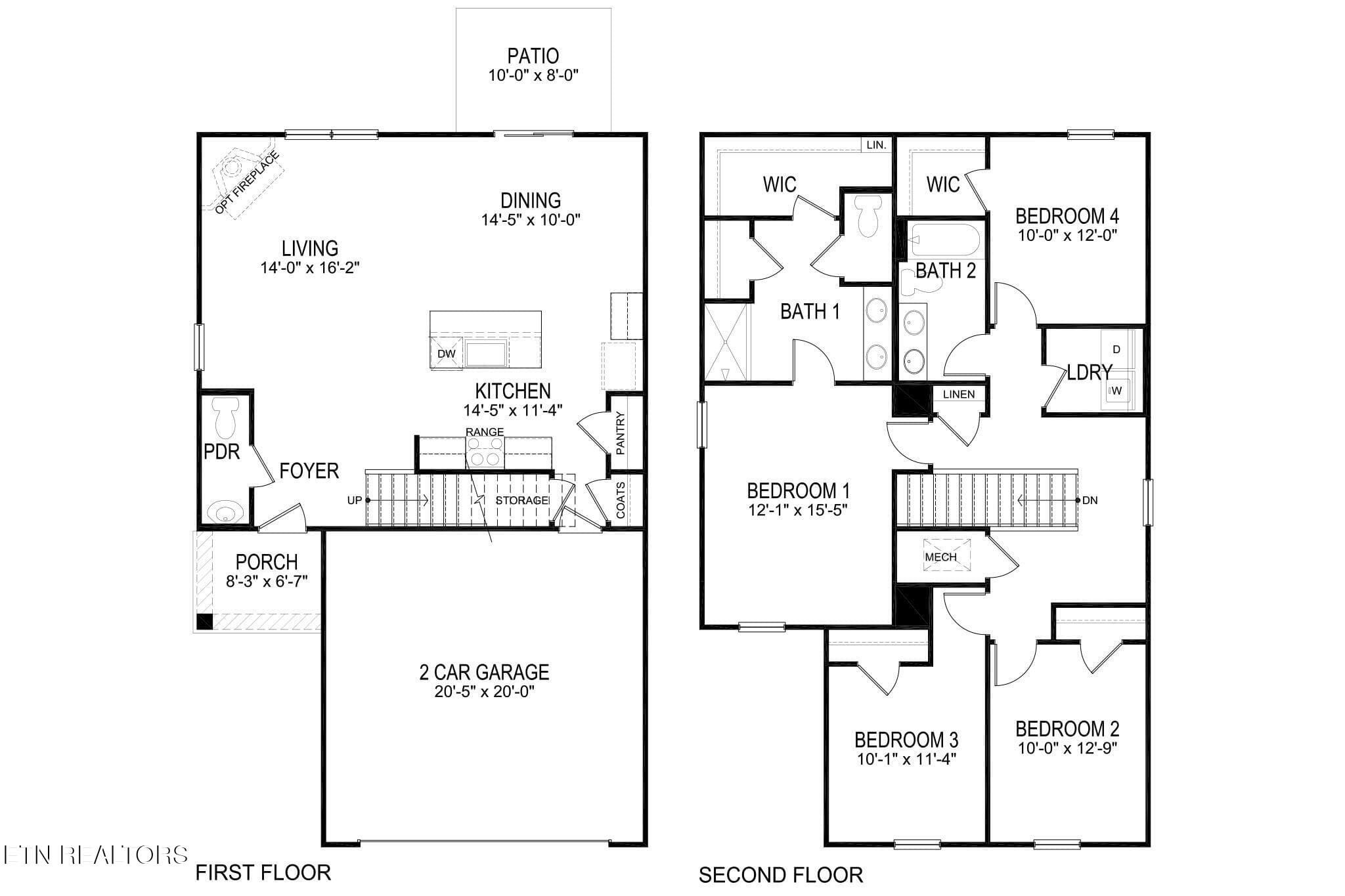 Aisle Traditon Floor Plan 2048x1365 - 3108 Della Margaret Street, Knoxville, TN 37920, Knoxville