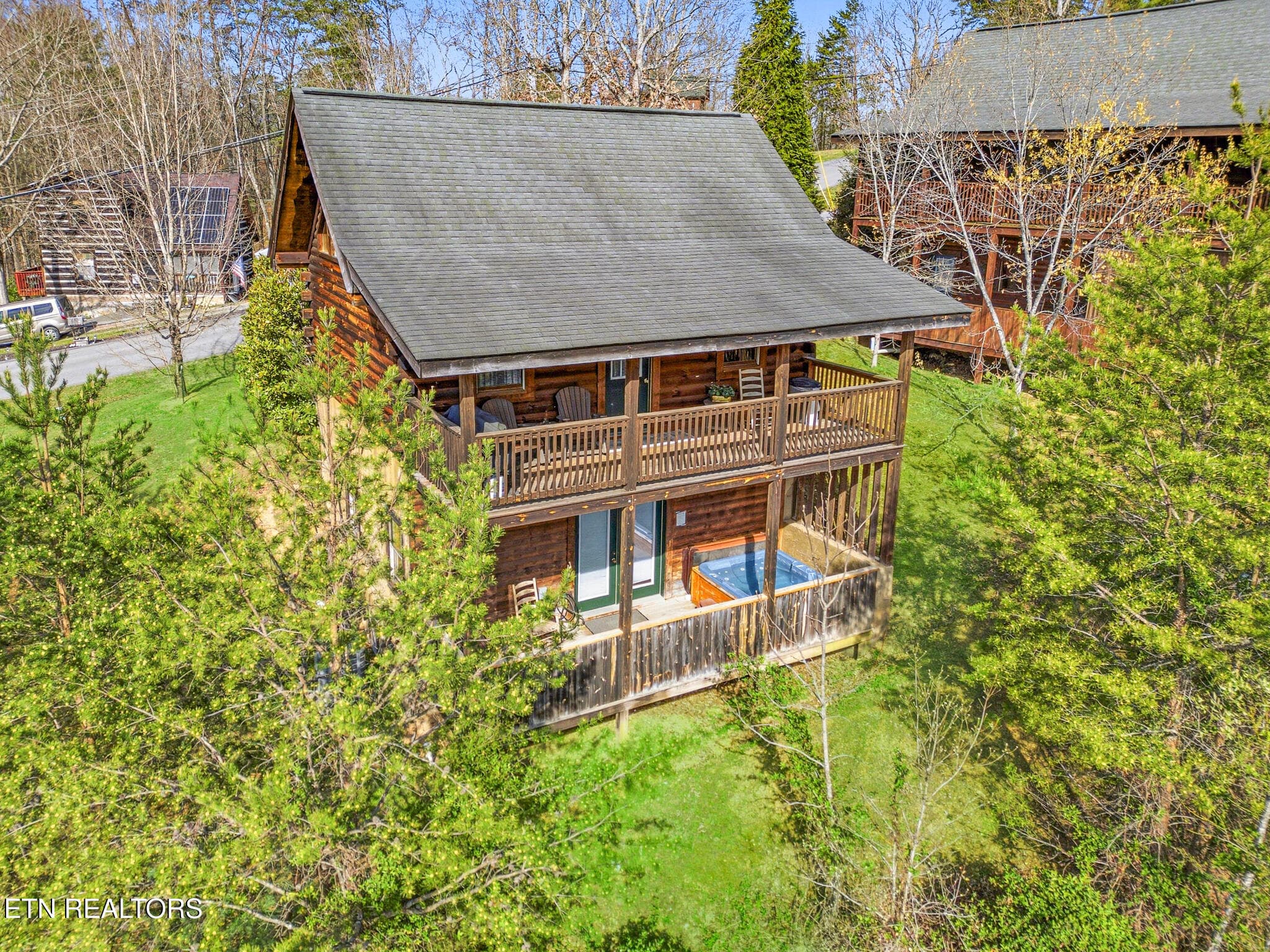 DJI_0268_with_grass - 570 Country Oaks Drive, Pigeon Forge, TN 37863, Pigeon Forge