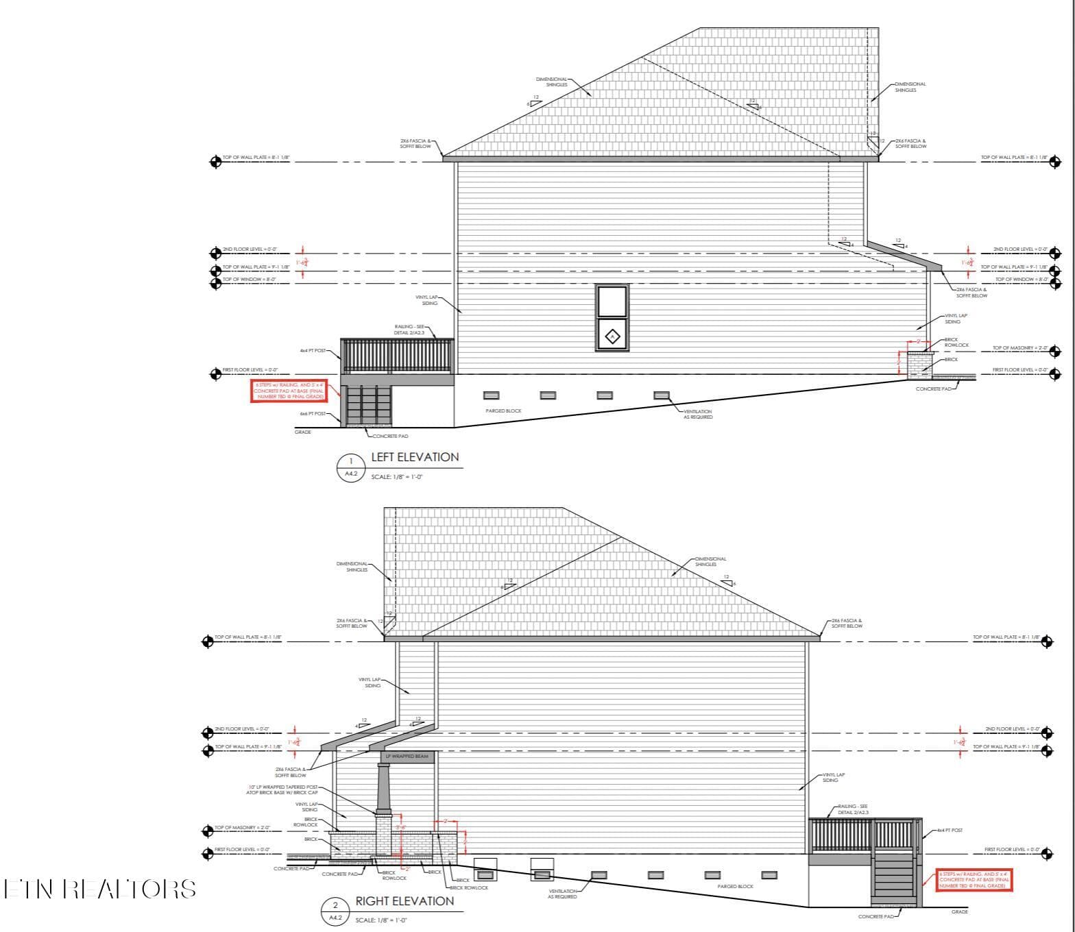 Side Elevation - 3308 Mountain Aster Drive, Knoxville, TN 37924, Knoxville