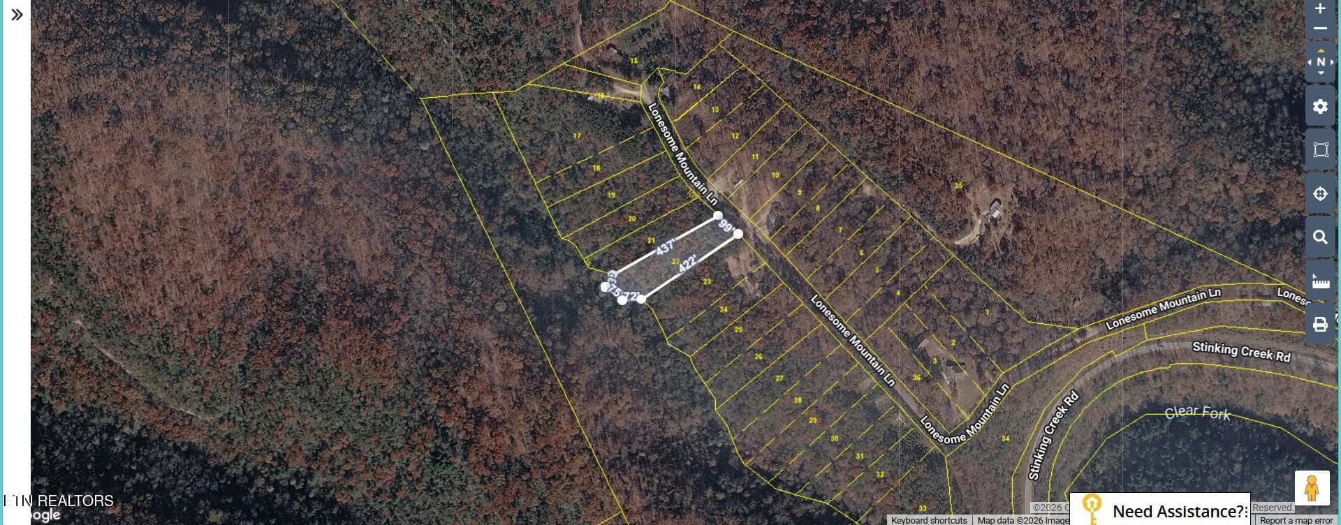 Lonesome Mountain Lane, Pioneer, TN 37847