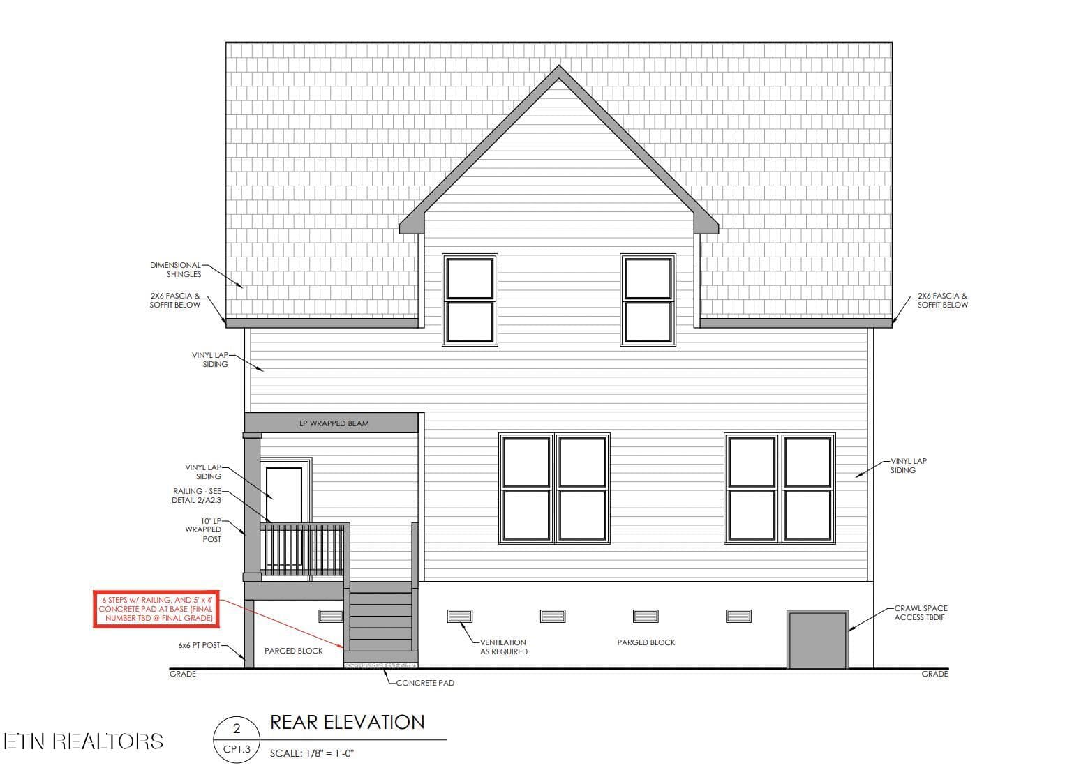 Rear - 3331 Mountain Aster Drive, Knoxville, TN 37924, Knoxville