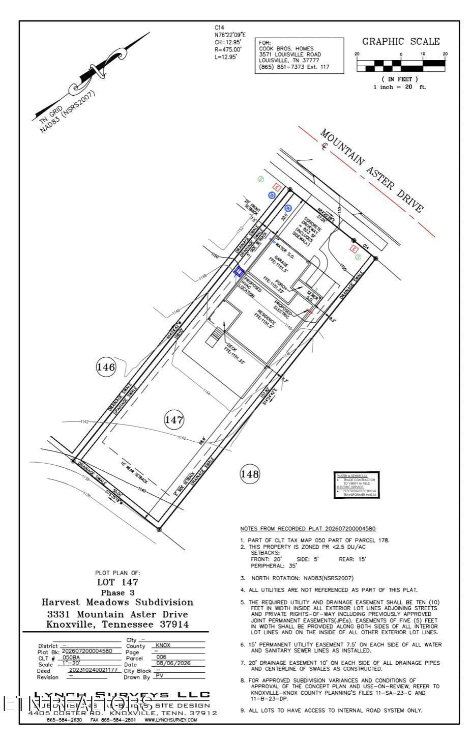 Site - 3331 Mountain Aster Drive, Knoxville, TN 37924, Knoxville