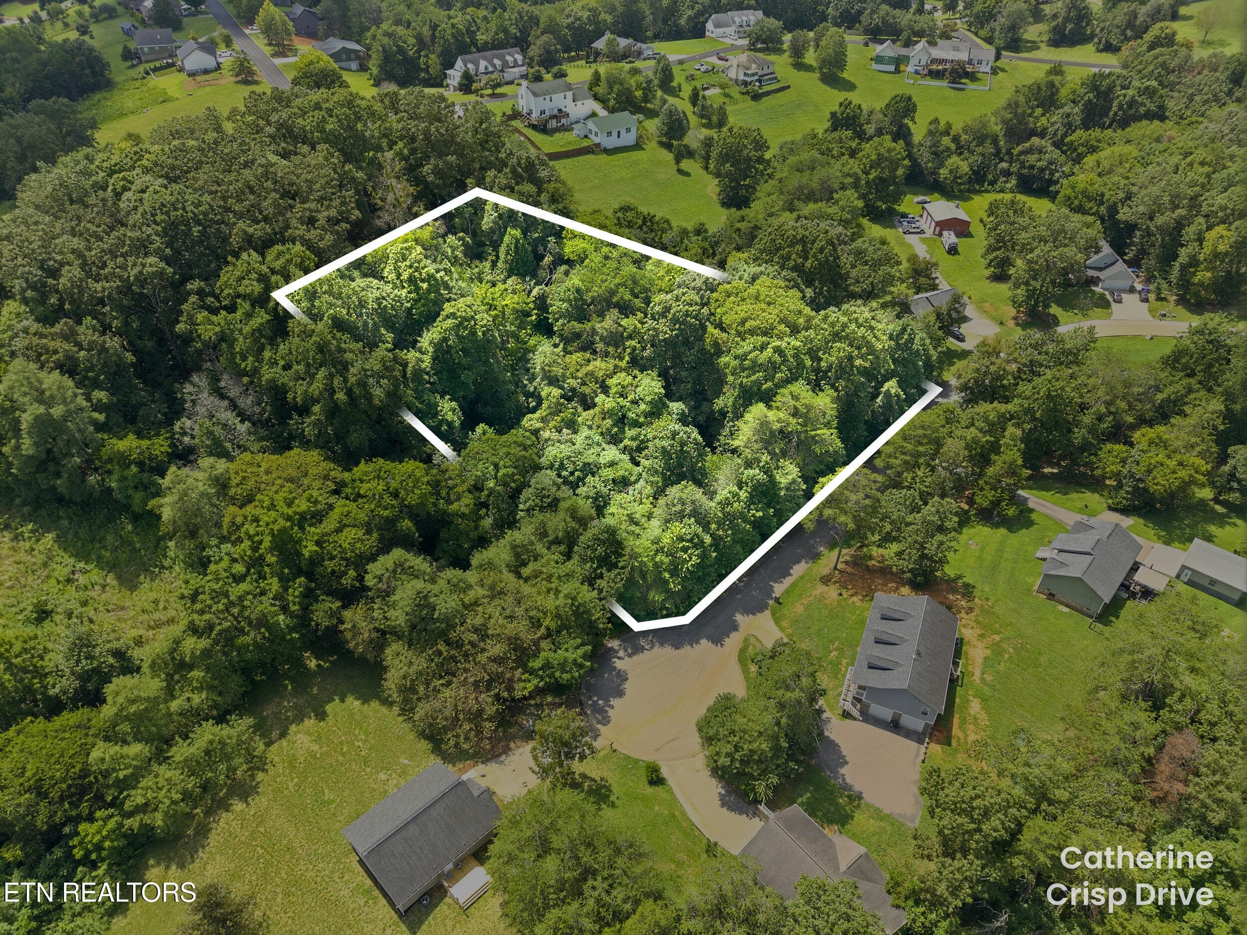 003_property line - Catherine Crisp Drive, Kodak, TN 37764