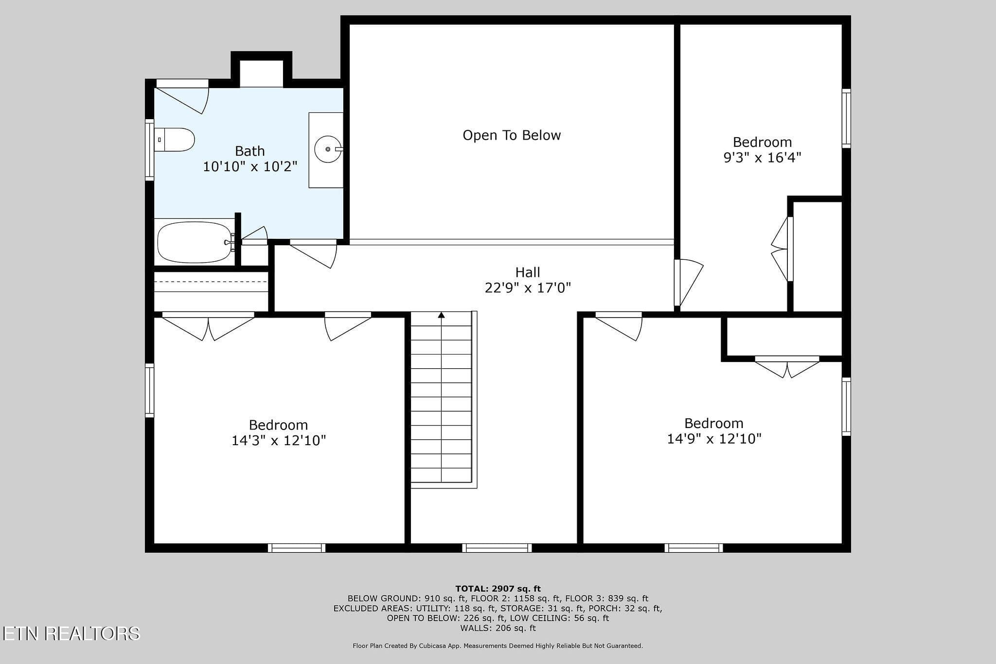 3rd_floor_137_allens_way_crossville_with - 113 Allens Way, Crossville, TN 38572, Crossville