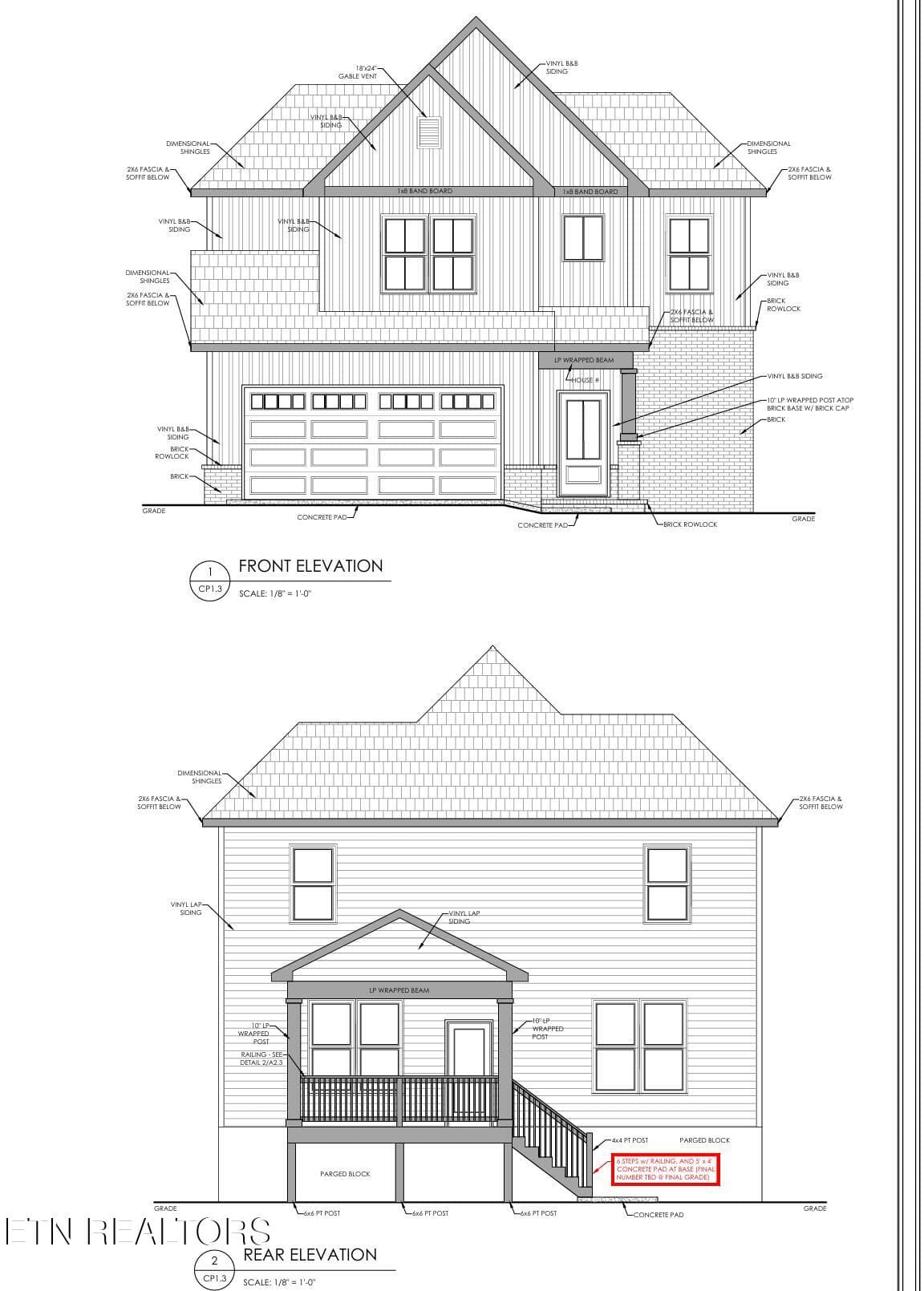 front and rear - 3314 Mountain Aster Drive, Knoxville, TN 37924, Knoxville