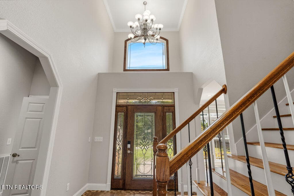 2 Story Foyer - 409 Bluff Trace, Jacksboro, TN 37757