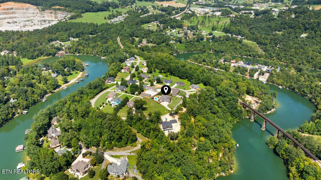 Aerial 2 - 409 Bluff Trace, Jacksboro, TN 37757