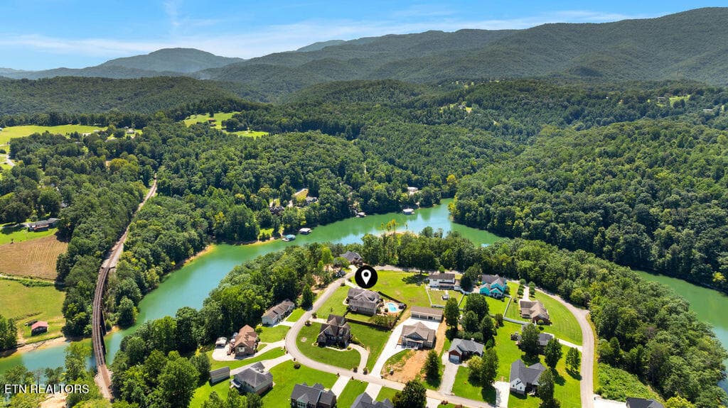 Aerial 1 - 409 Bluff Trace, Jacksboro, TN 37757