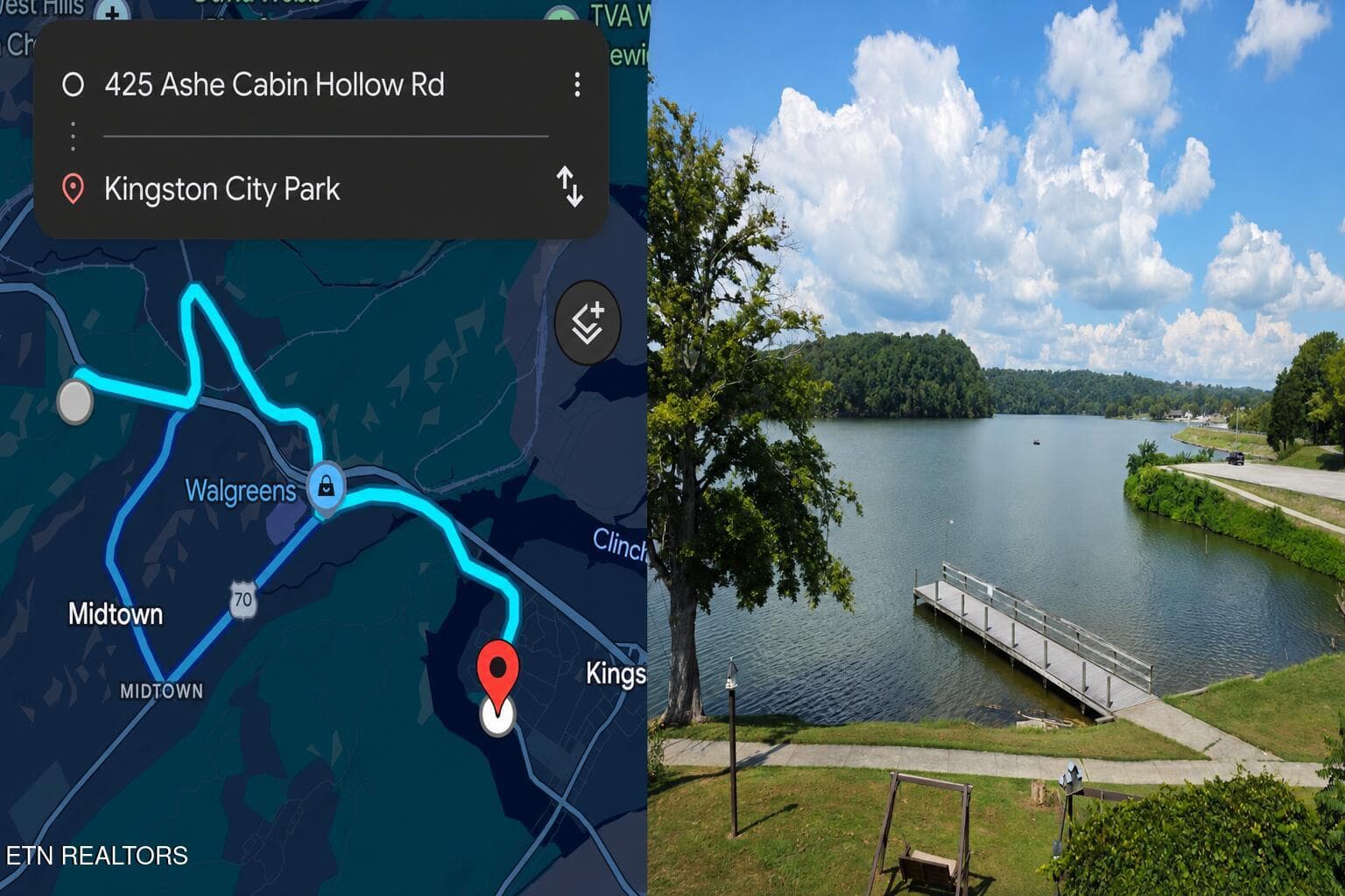 Quick drive Many Parks, Trails - 425 Ashe Cabin Hollow Rd, Harriman, TN 37748