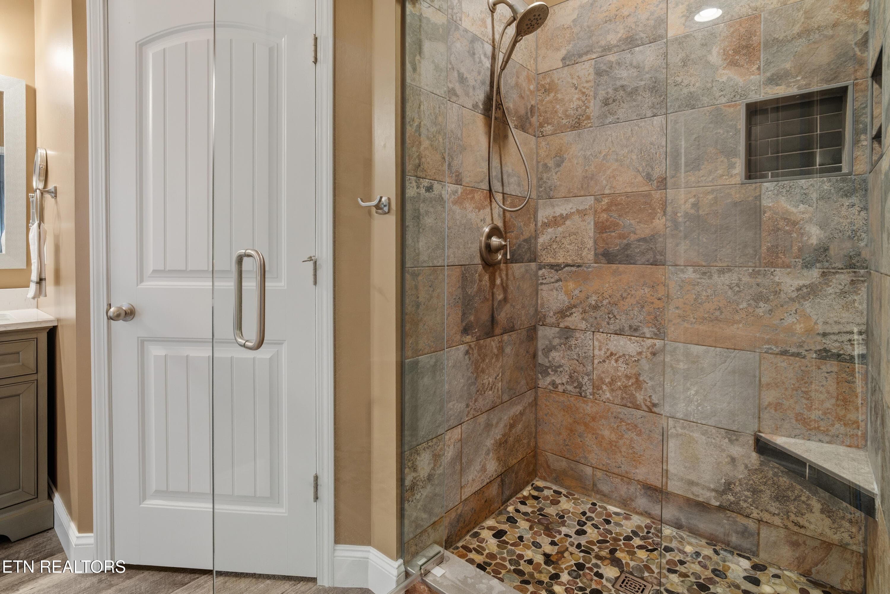 Tiled Shower - 2614 Sweeping Rain Lane, Knoxville, TN 37931