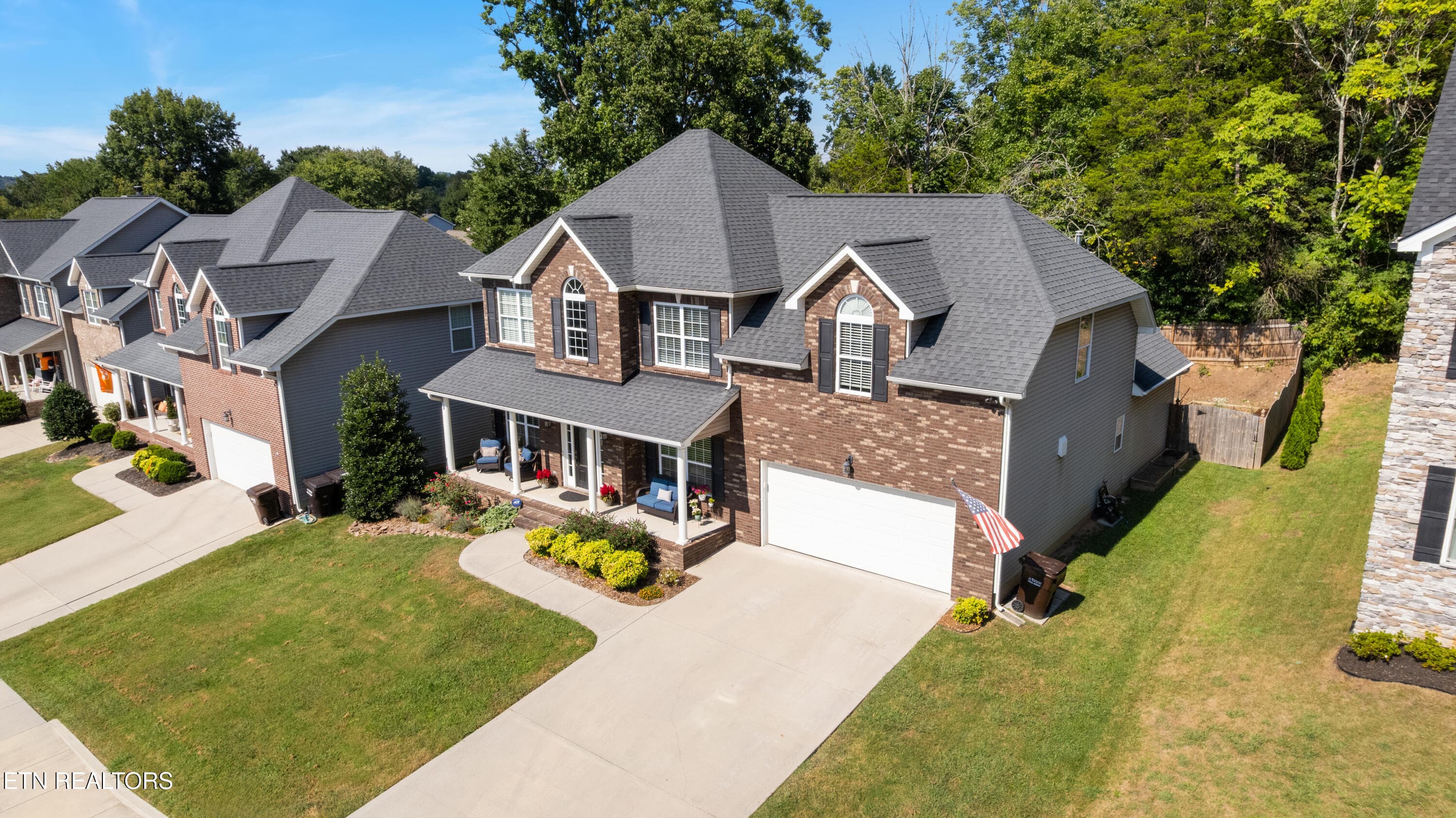 Side ariel view - 2614 Sweeping Rain Lane, Knoxville, TN 37931
